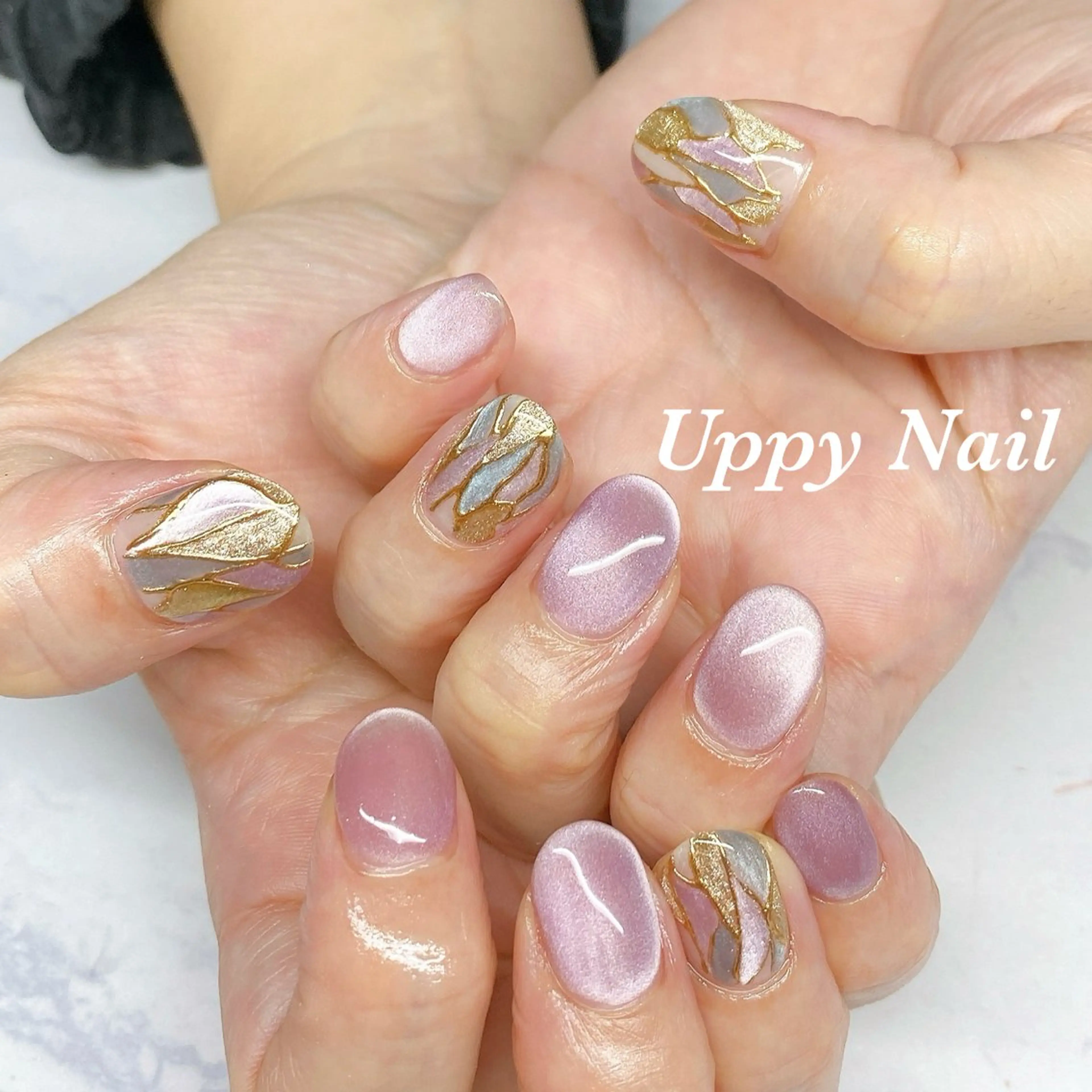 ネイル キラキラネイル ハンドネイル Uppy Nail ukyoのネイルデザイン