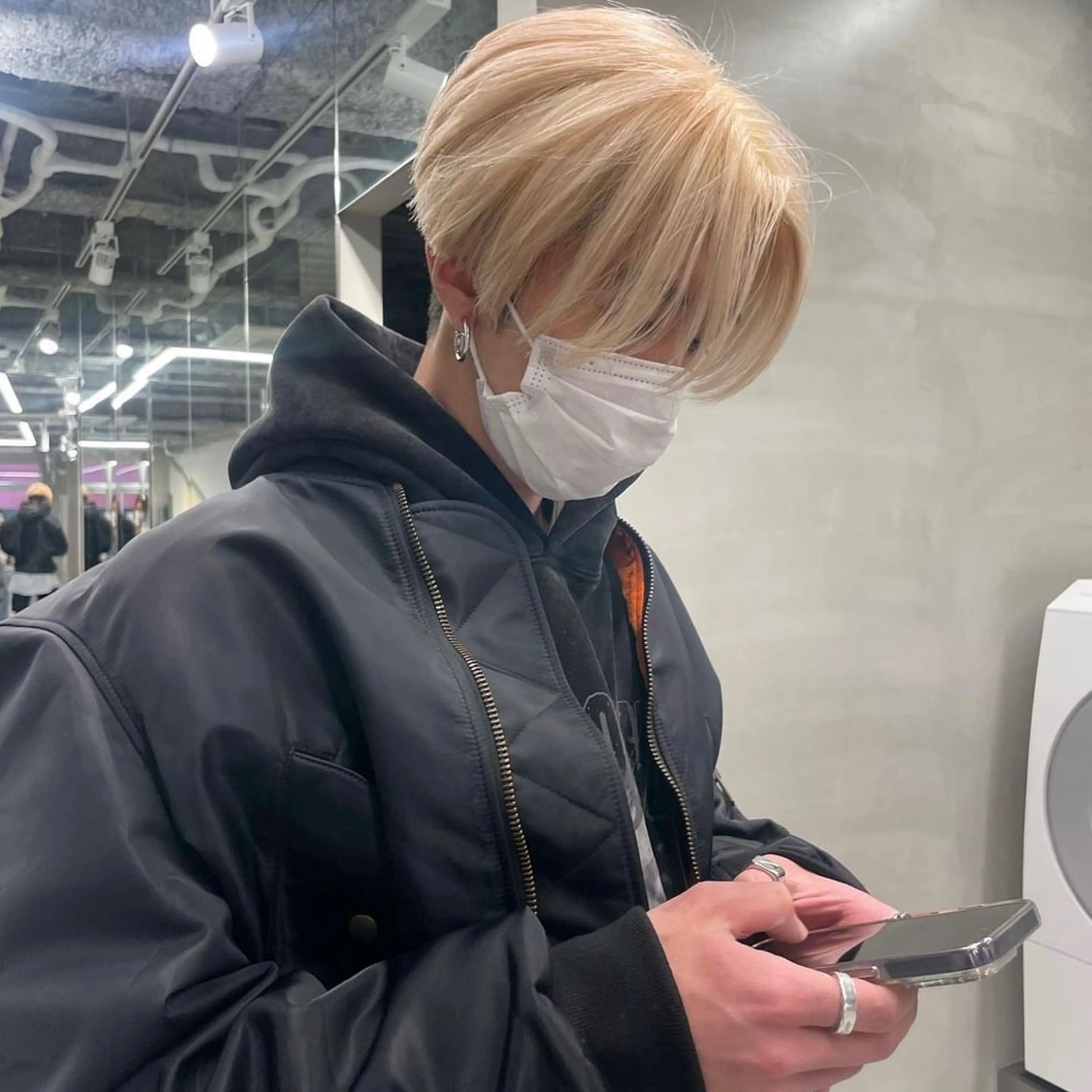 ショート カラー メンズ 花香竜太/エクステ /ハイトーンカラーのヘアスタイル