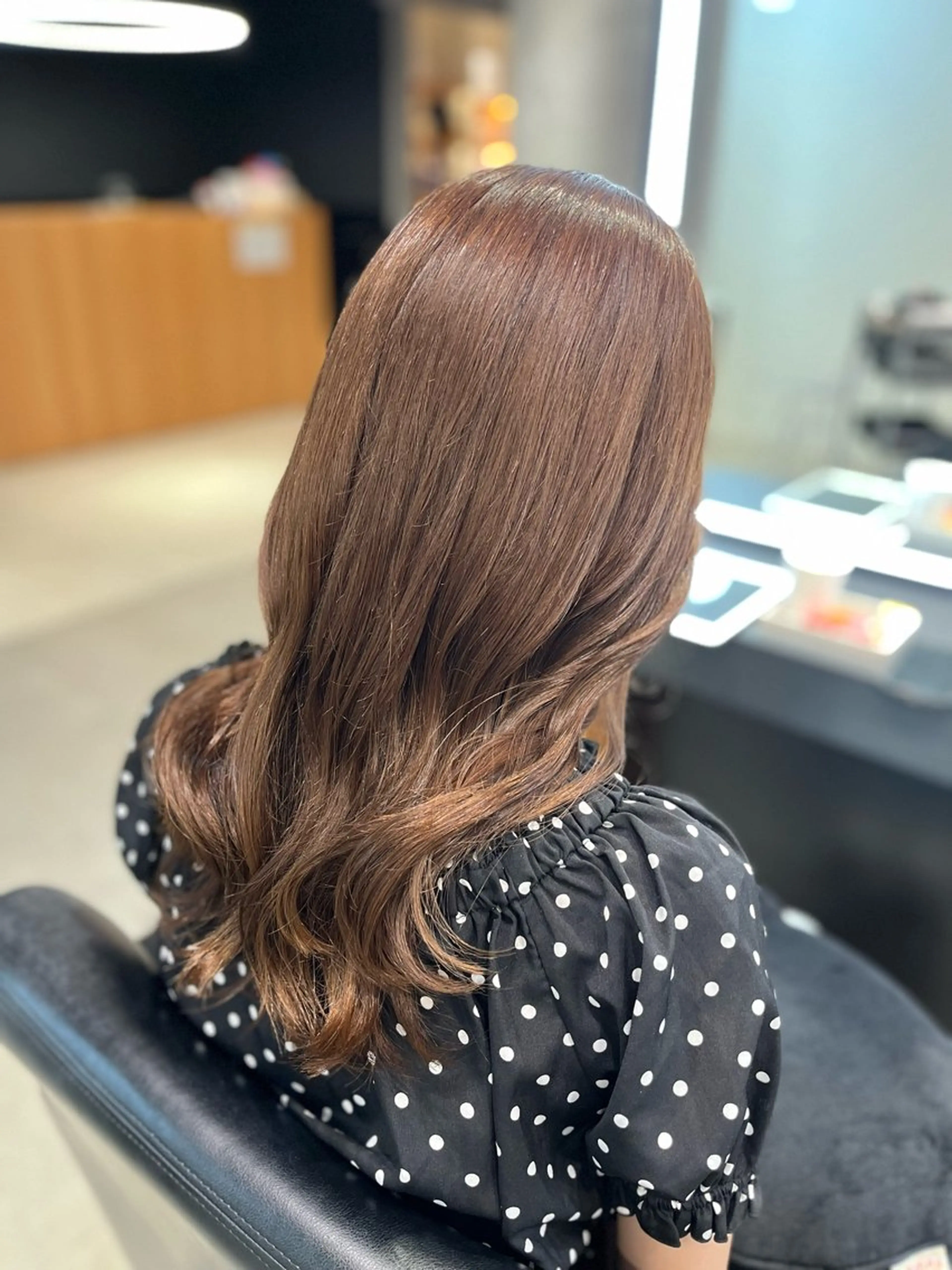 セミロング カット ヘアカラー AYU (ému) 伏見/髪質改善のヘアスタイル