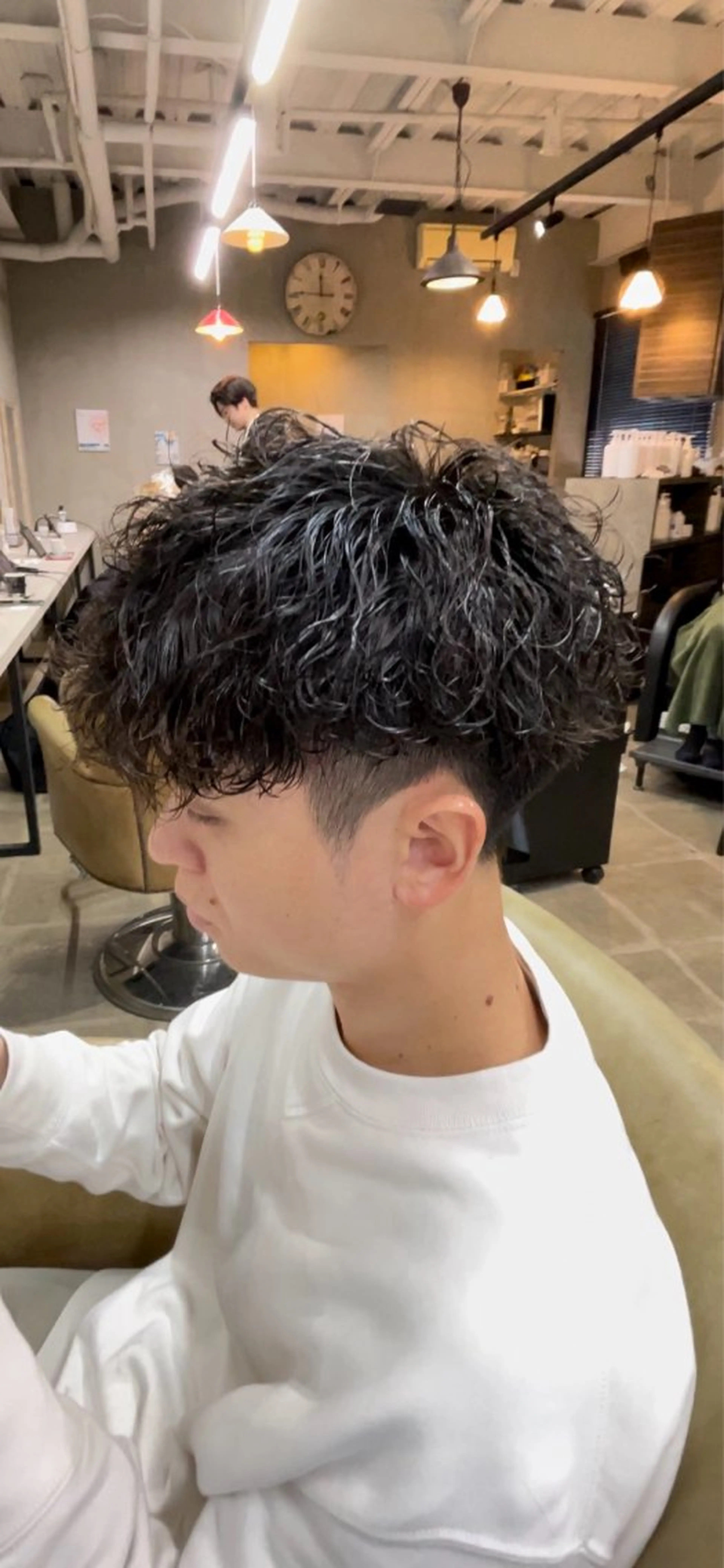 ショート メンズ メンズパーマ NEOSALON Blast所属・デザイン/美髪カラー 艶職人/福井SHUNのヘアスタイル