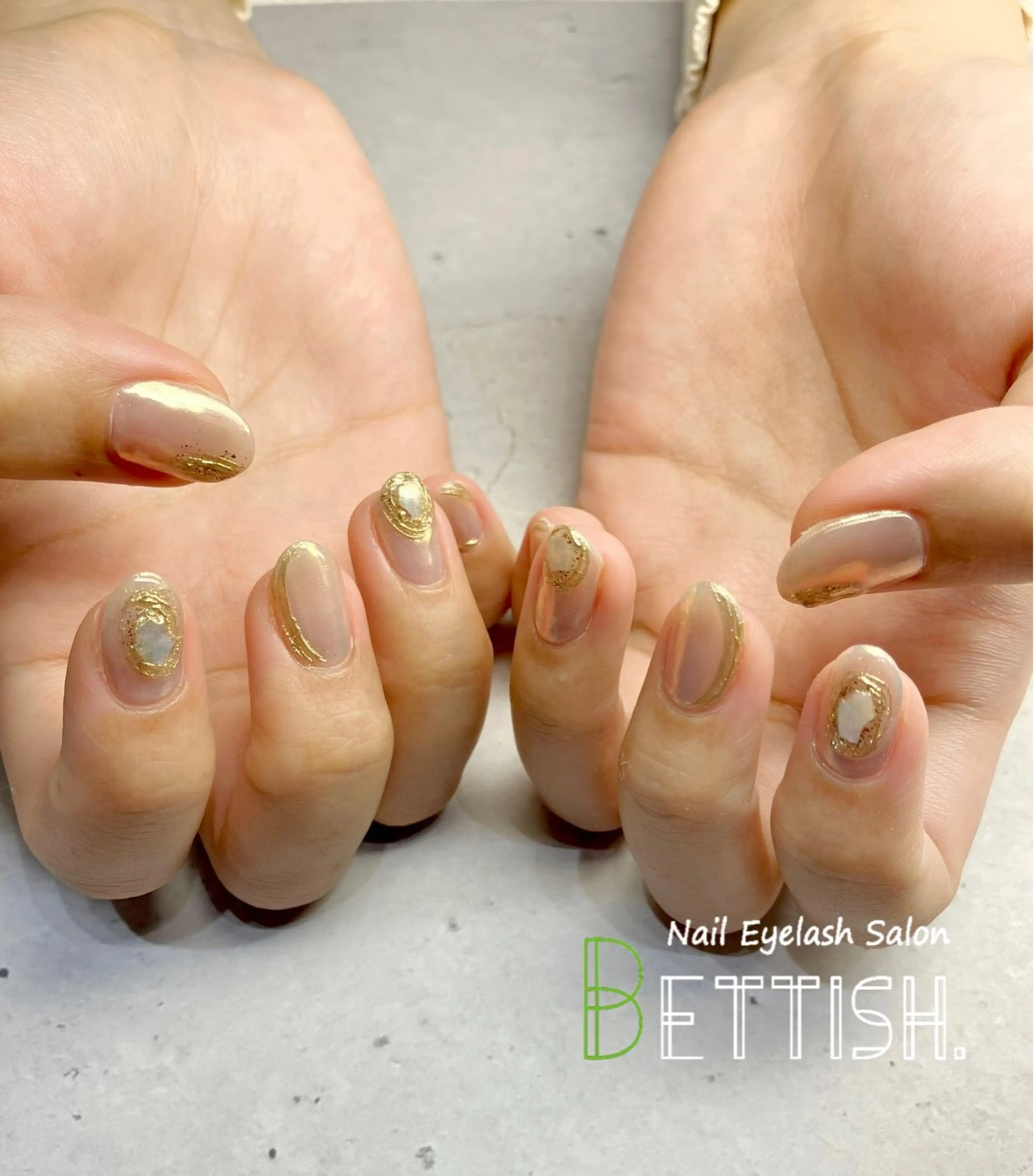 ネイル オーロラネイル ハンドネイル BETTISH. KUMIKO☺︎︎のネイルデザイン