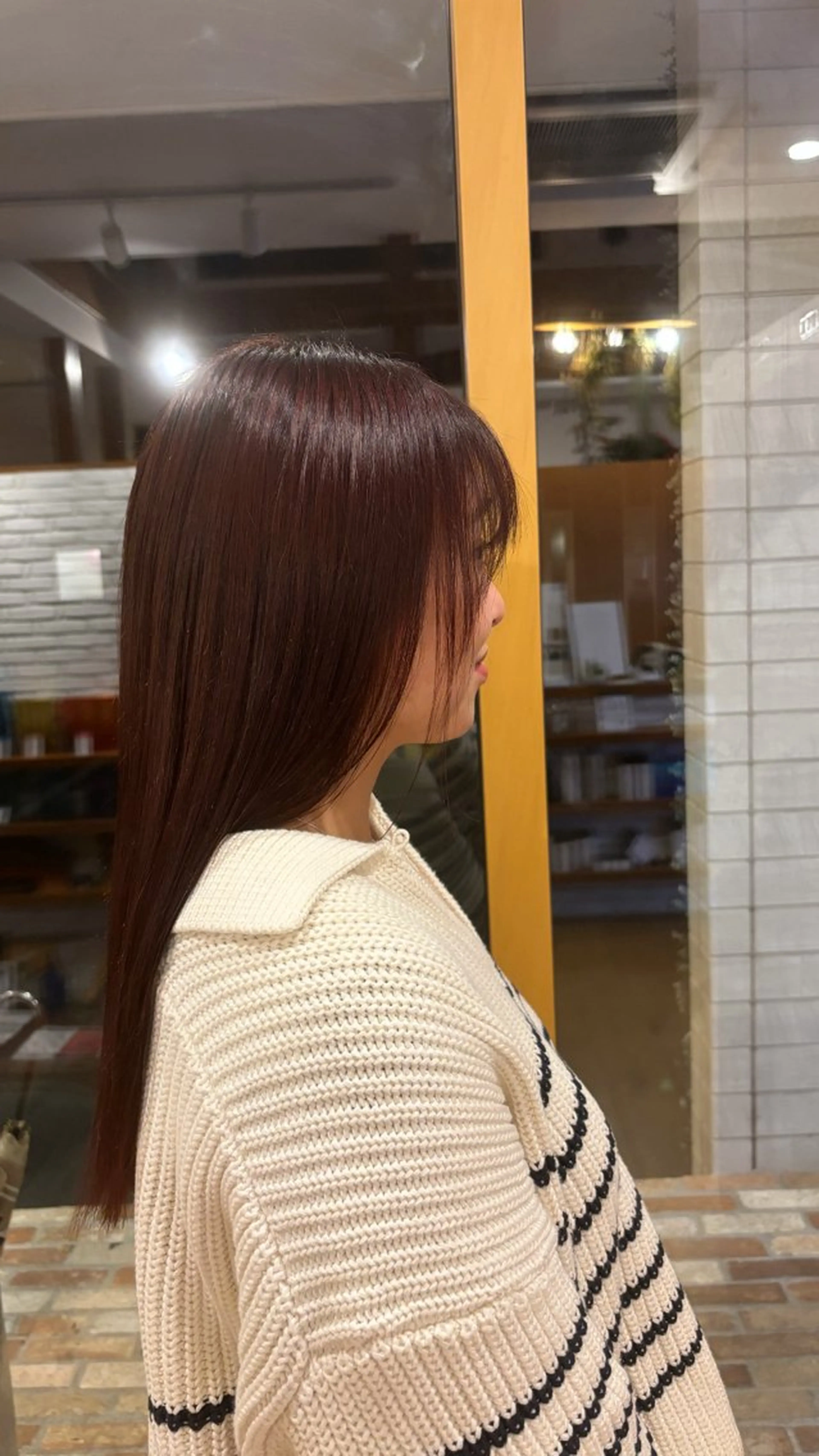 ロング ヘアカラー トリートメント 髙島隆世/オールマイ ティーな施術のヘアスタイル