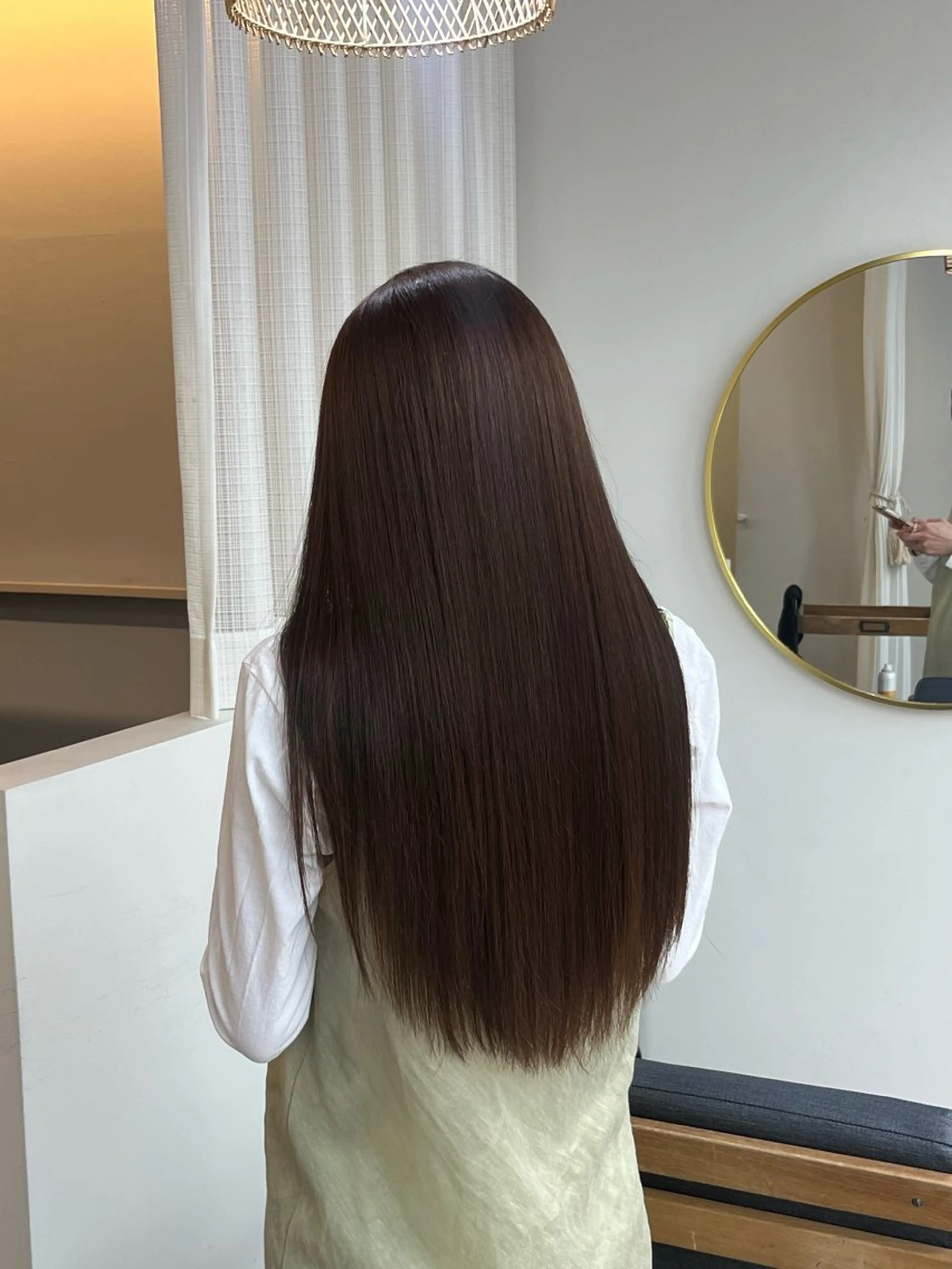 ロング カラー カット ヘアカラー トリートメント 広島韓国ヘア♡ たかみのヘアスタイル