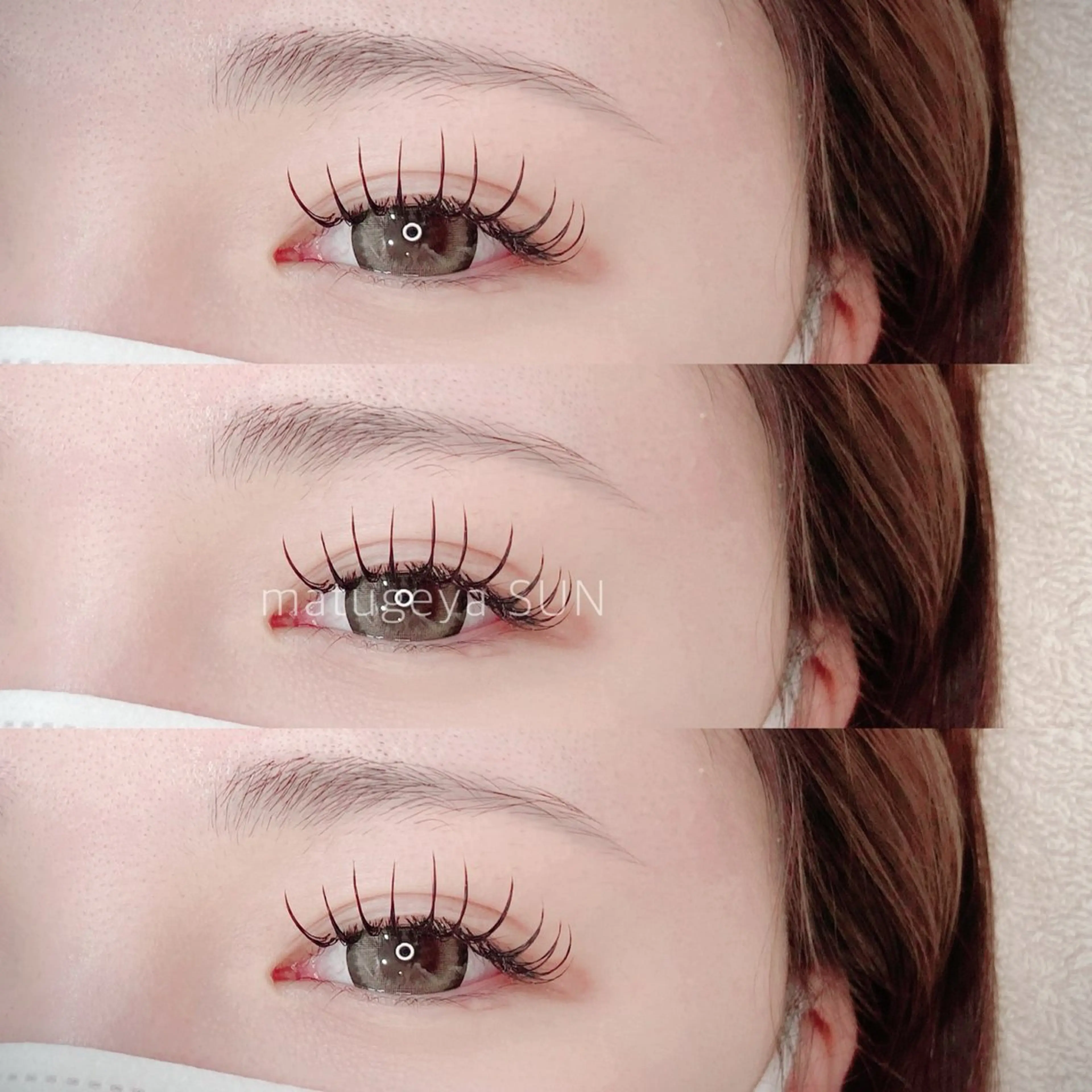 マツエク・マツパ カットスタジオピエロ所属・若江岩田マツエク SUNのマツエク・マツパデザイン