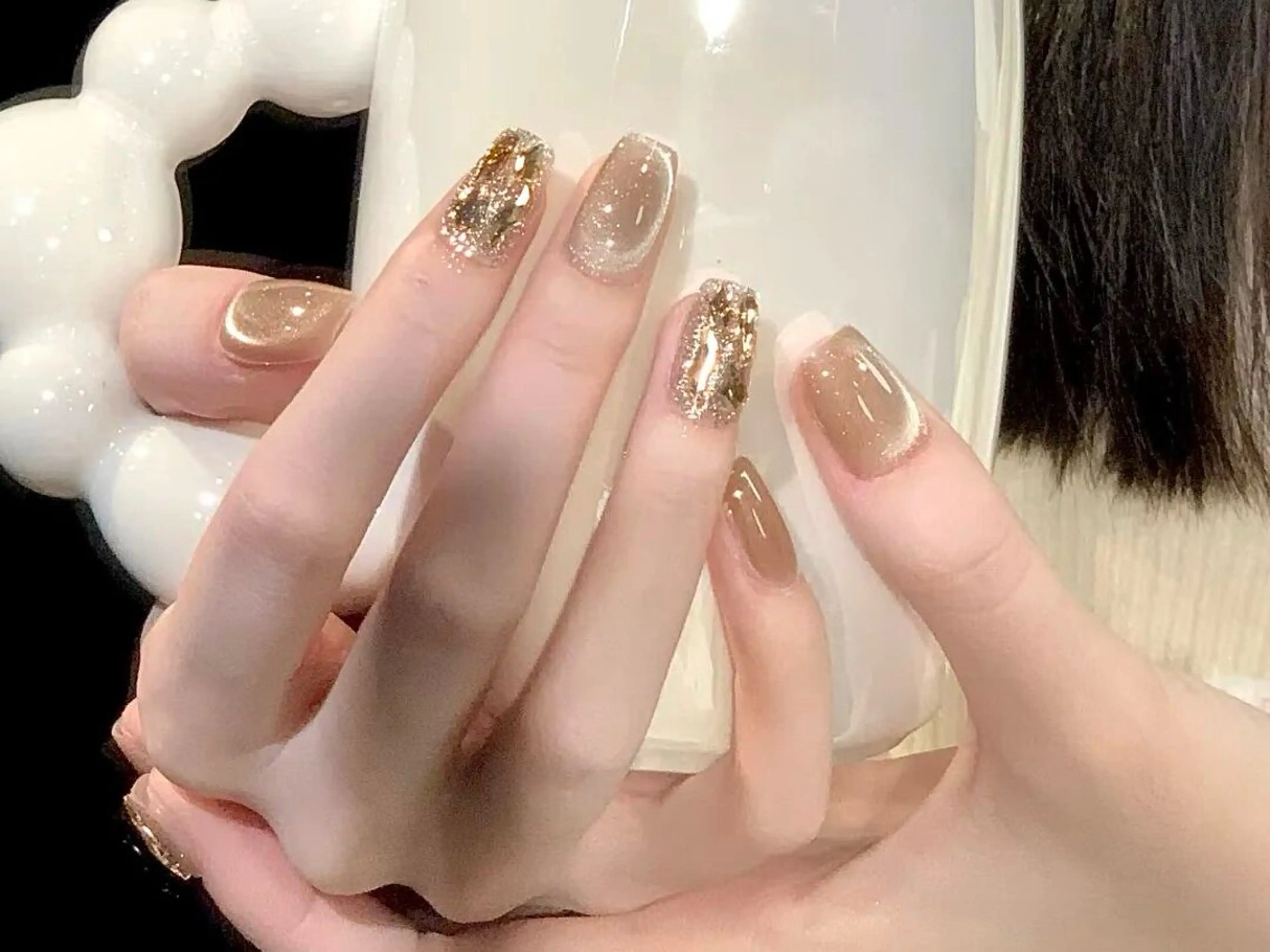 ネイル More Glam Nailsalon 大宮東口店 ～韓国ネイル・ワンホンネイル・スカルプネイル～所属・大宮 愛のネイルデザイン