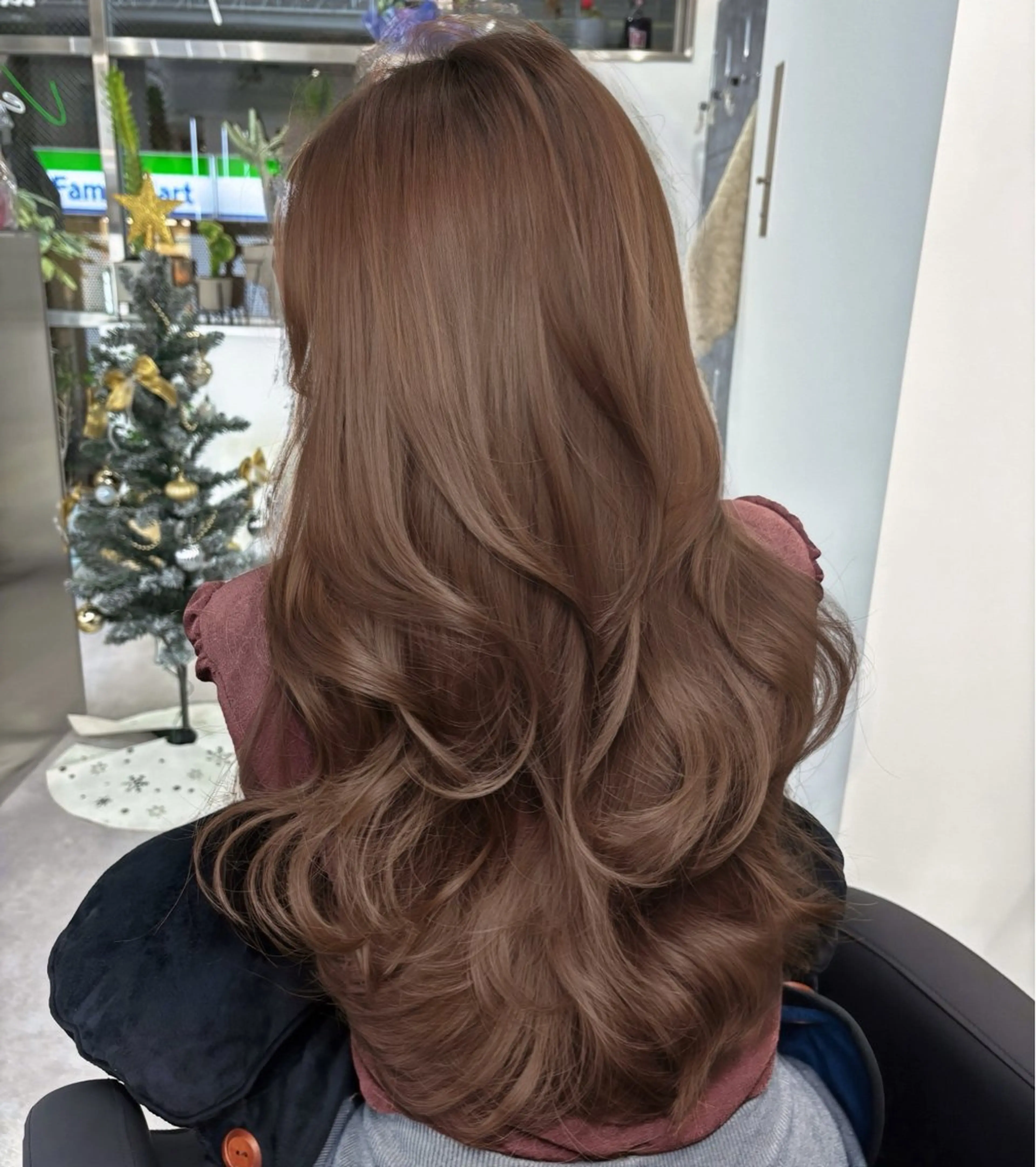 ロング カラー カット ヘアカラー 堀江/透明感 ベージュ/白川幸太のヘアスタイル