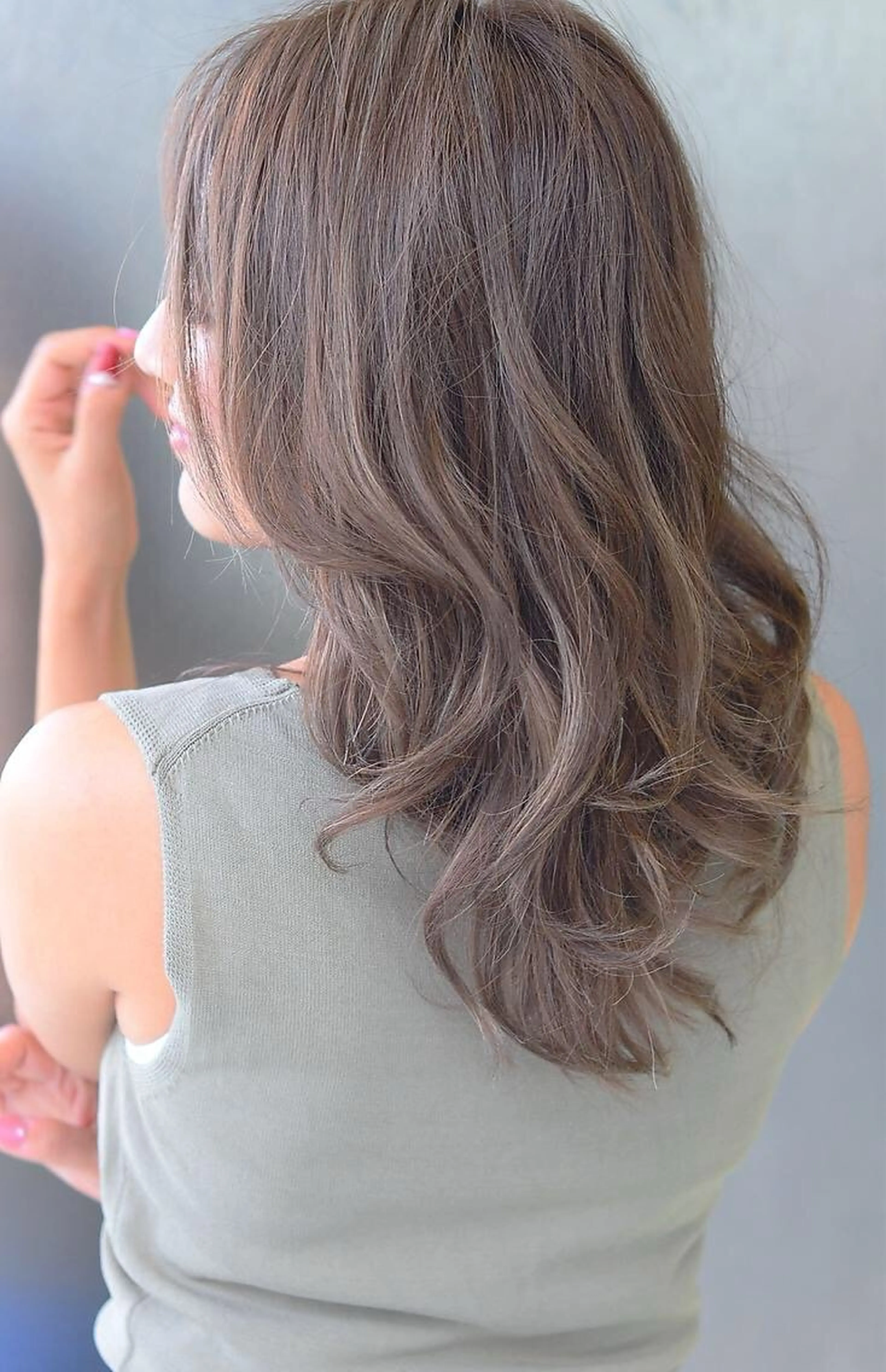 ロング カラー ヘアカラー トリートメント RIZE HAIR SUNNY 竹ノ塚店のヘアスタイル