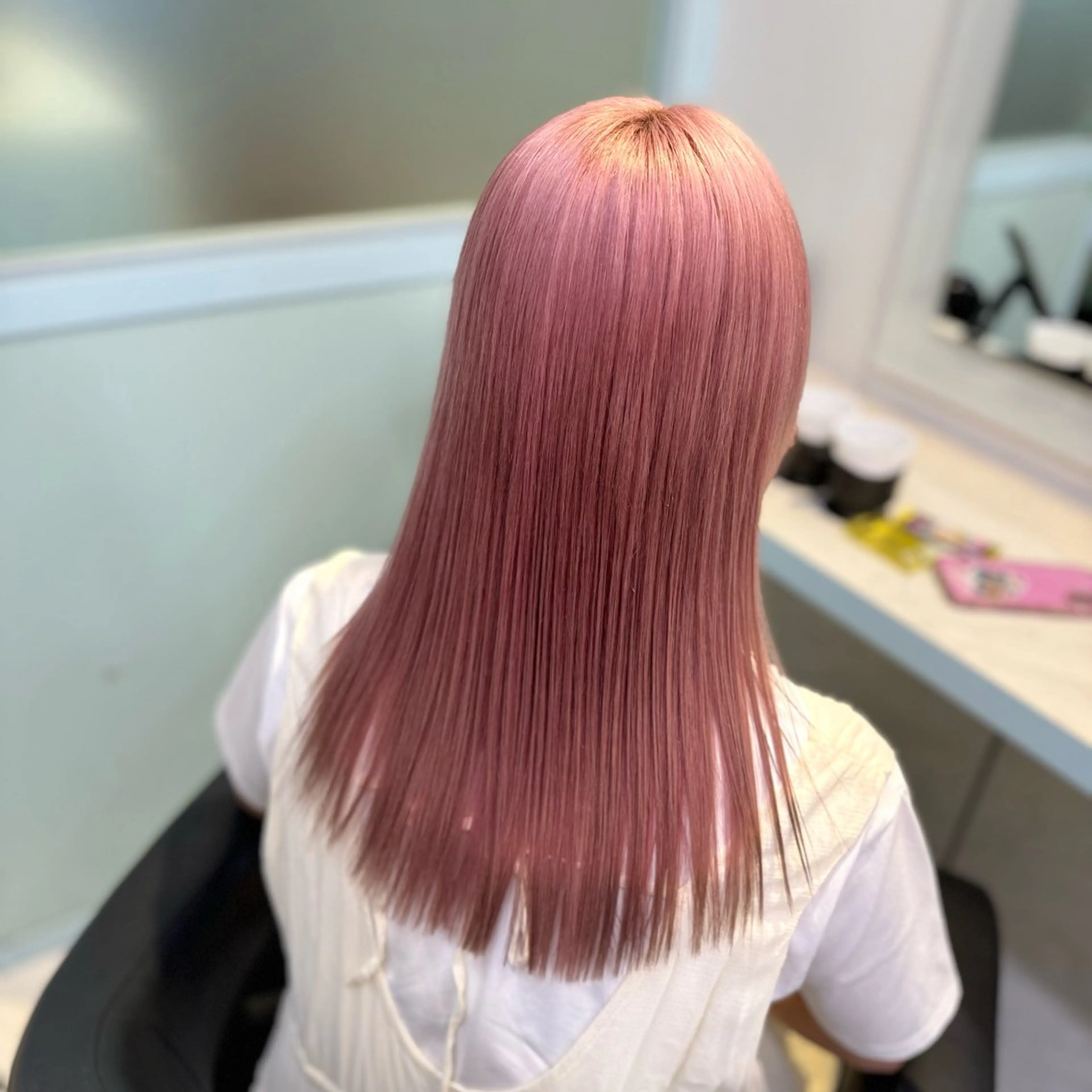 ロング カラー ヘアカラー トリートメント ヘッドスパ ヘアセット 暖色🩷透明感カラー ♡Maika♡のヘアスタイル