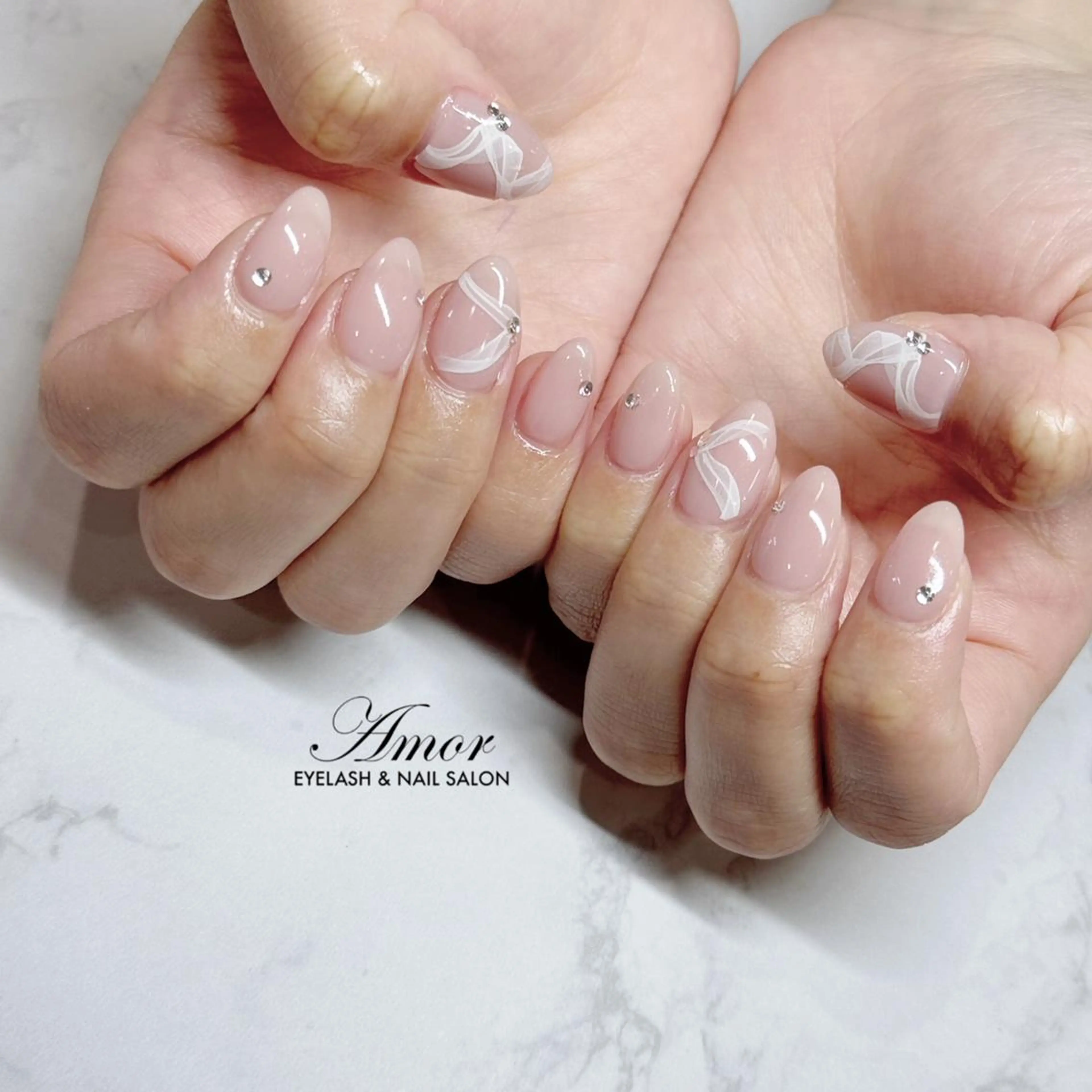 ネイル ワンホンネイル ハンドネイル Nailist Amoのネイルデザイン