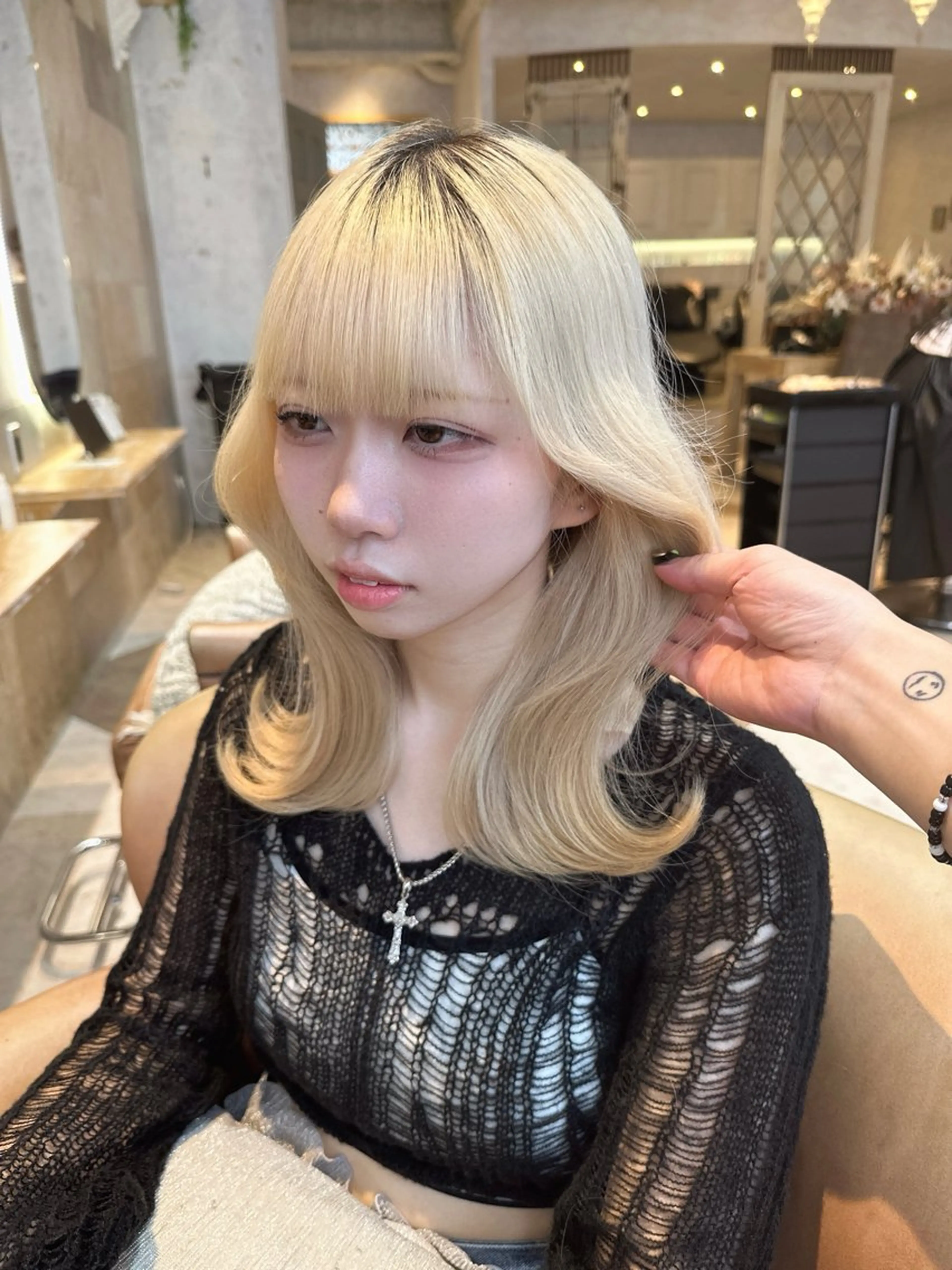 ミディアム カラー もえな 💋👼🏻のヘアスタイル