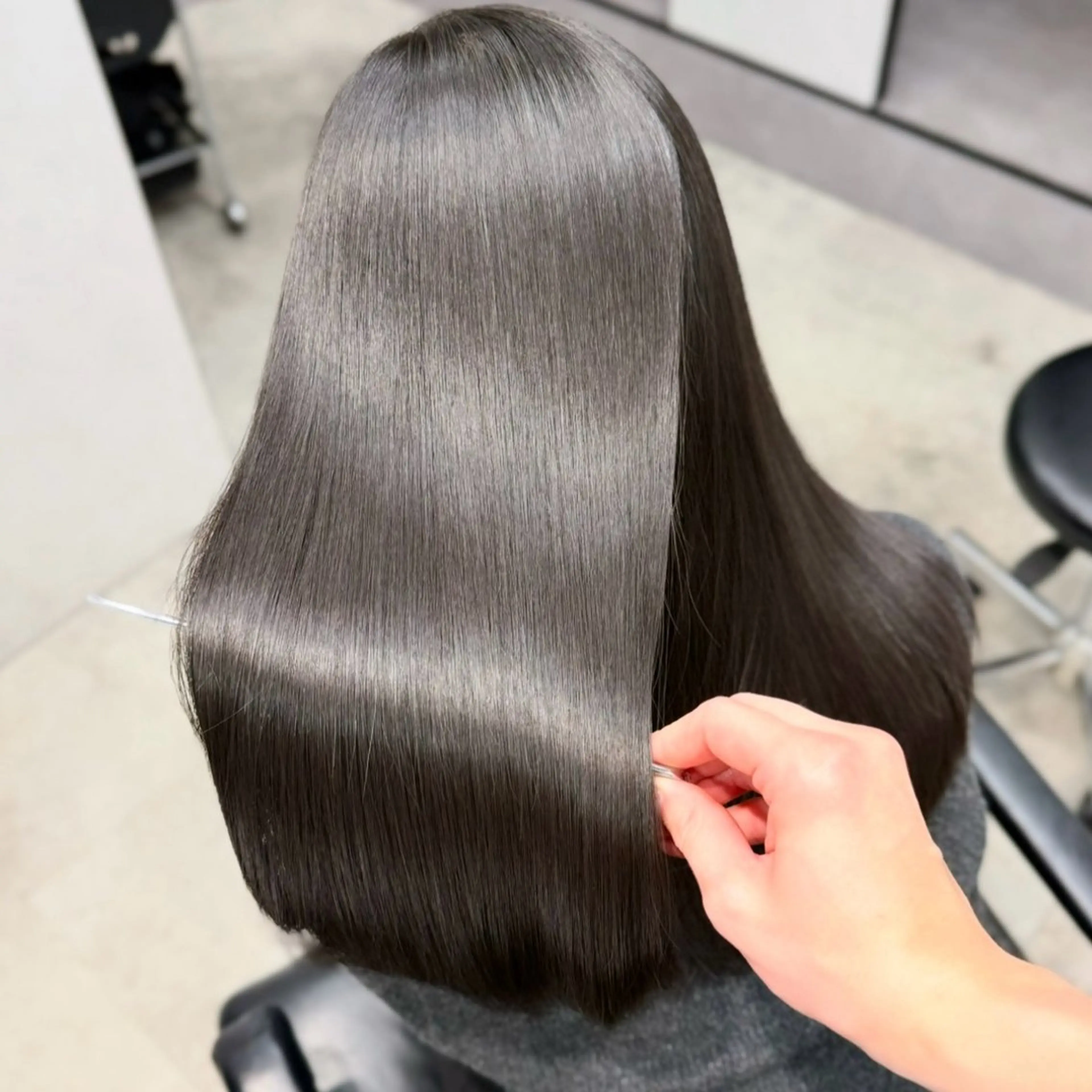 ロング 村山 結香菜のヘアスタイル