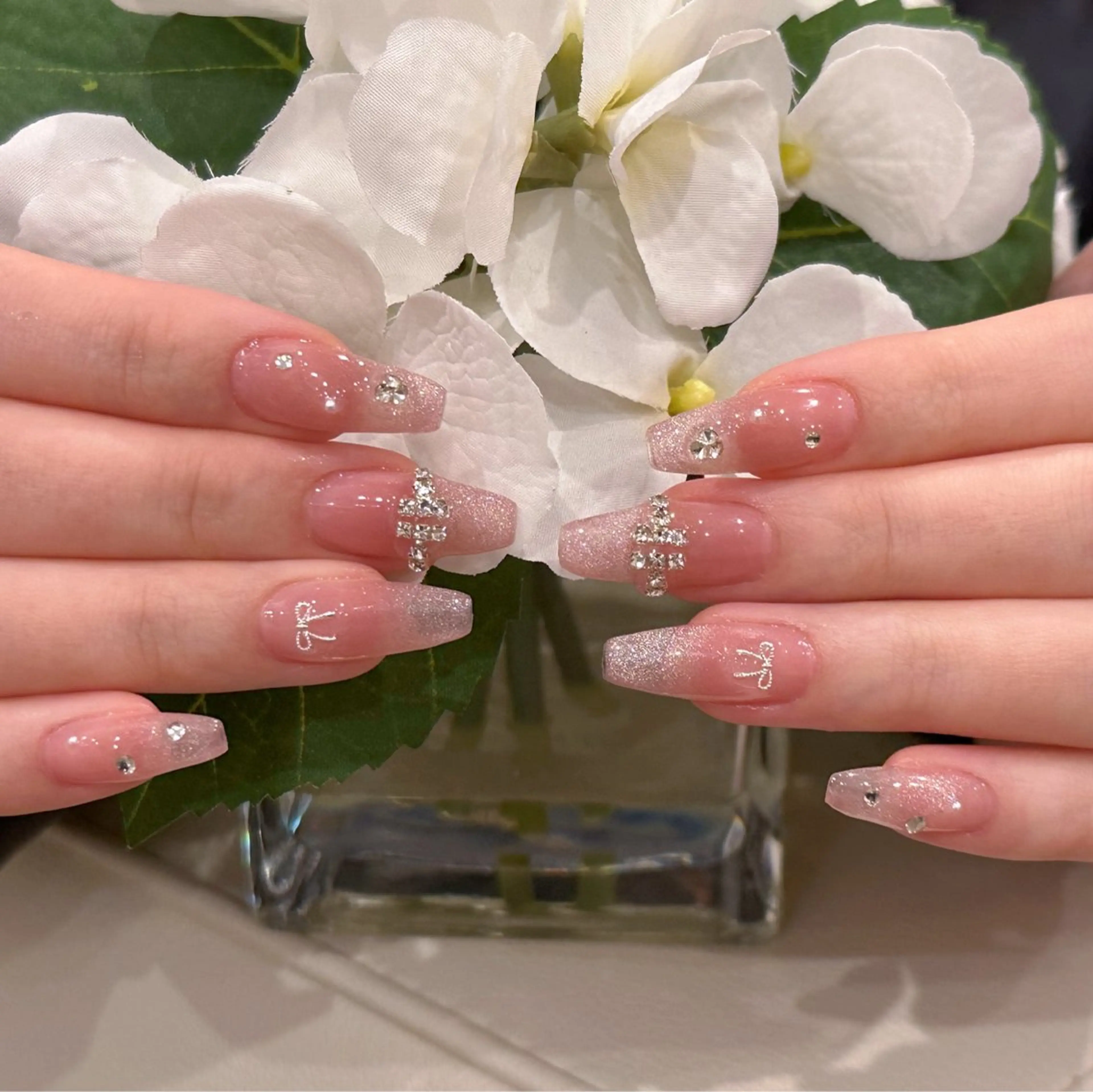 ネイル ピンク ハンドネイル H&Bsalon カイのネイルデザイン