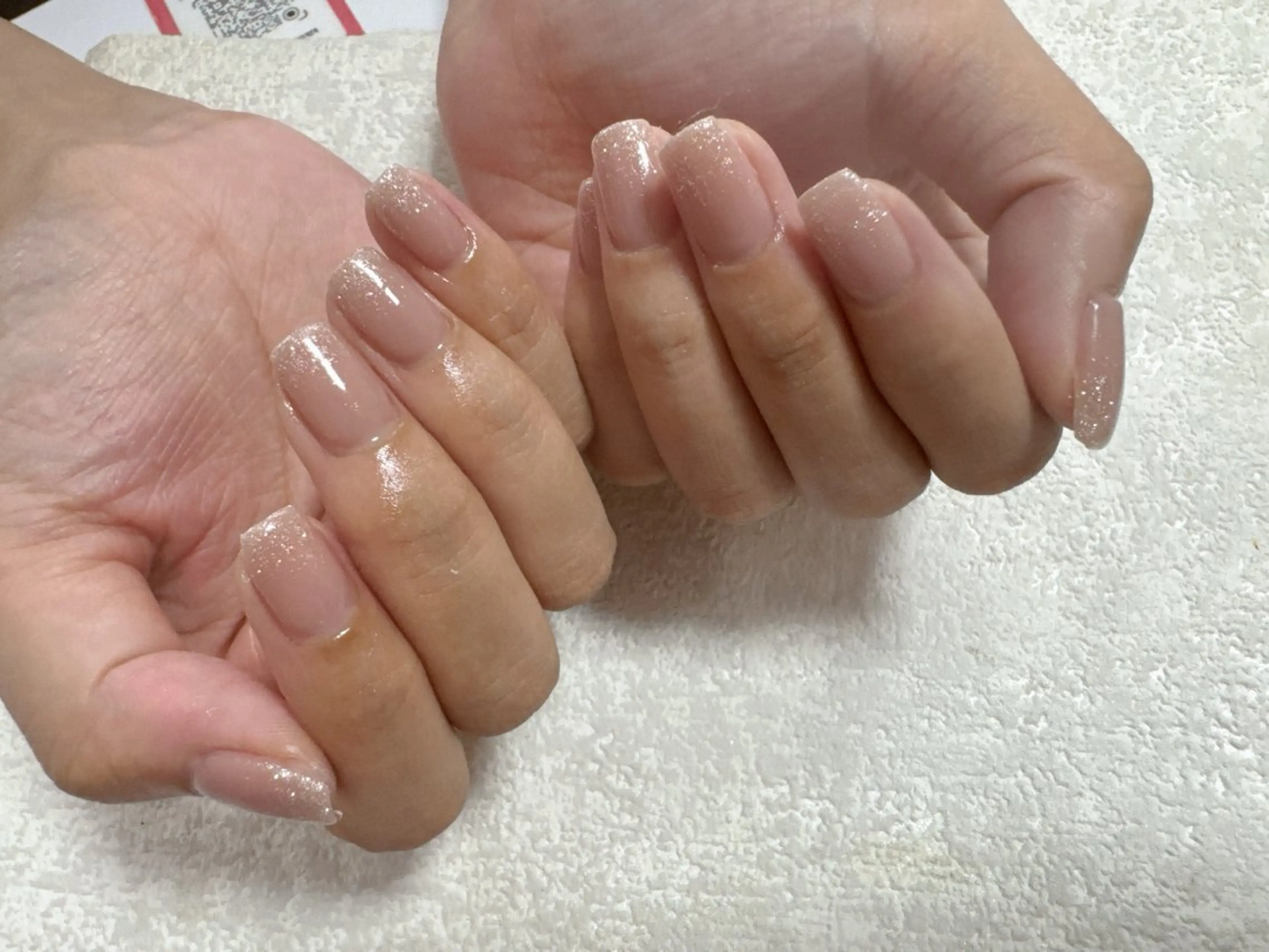 ネイル ジェルネイル ラメ(グリッター) メンズネイル ワンカラーネイル パラジェル kiki nail たまプラーザのネイルデザイン