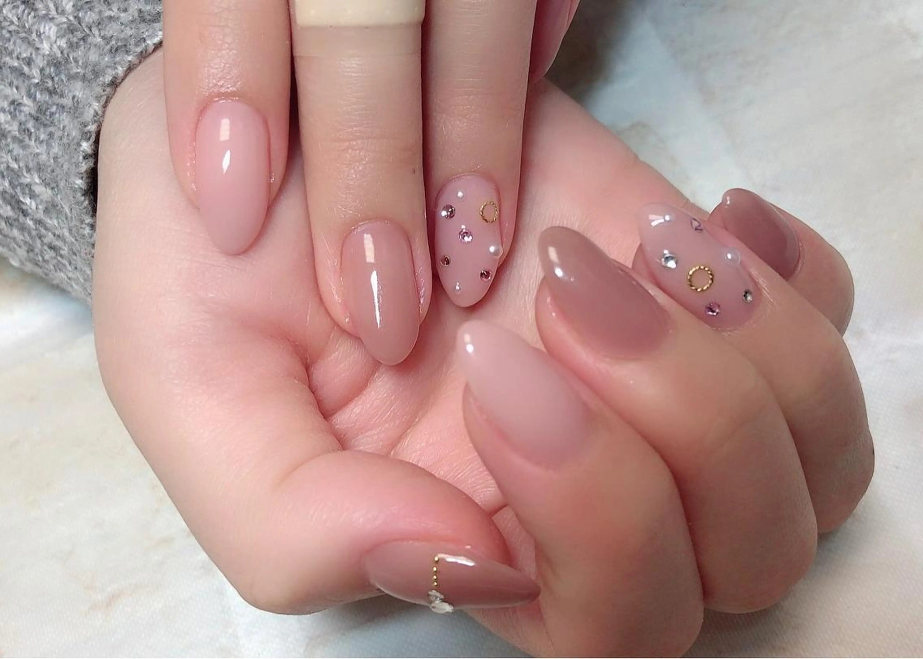 ネイル 氷ネイル・うるうるネイル Nail cottageのネイルデザイン