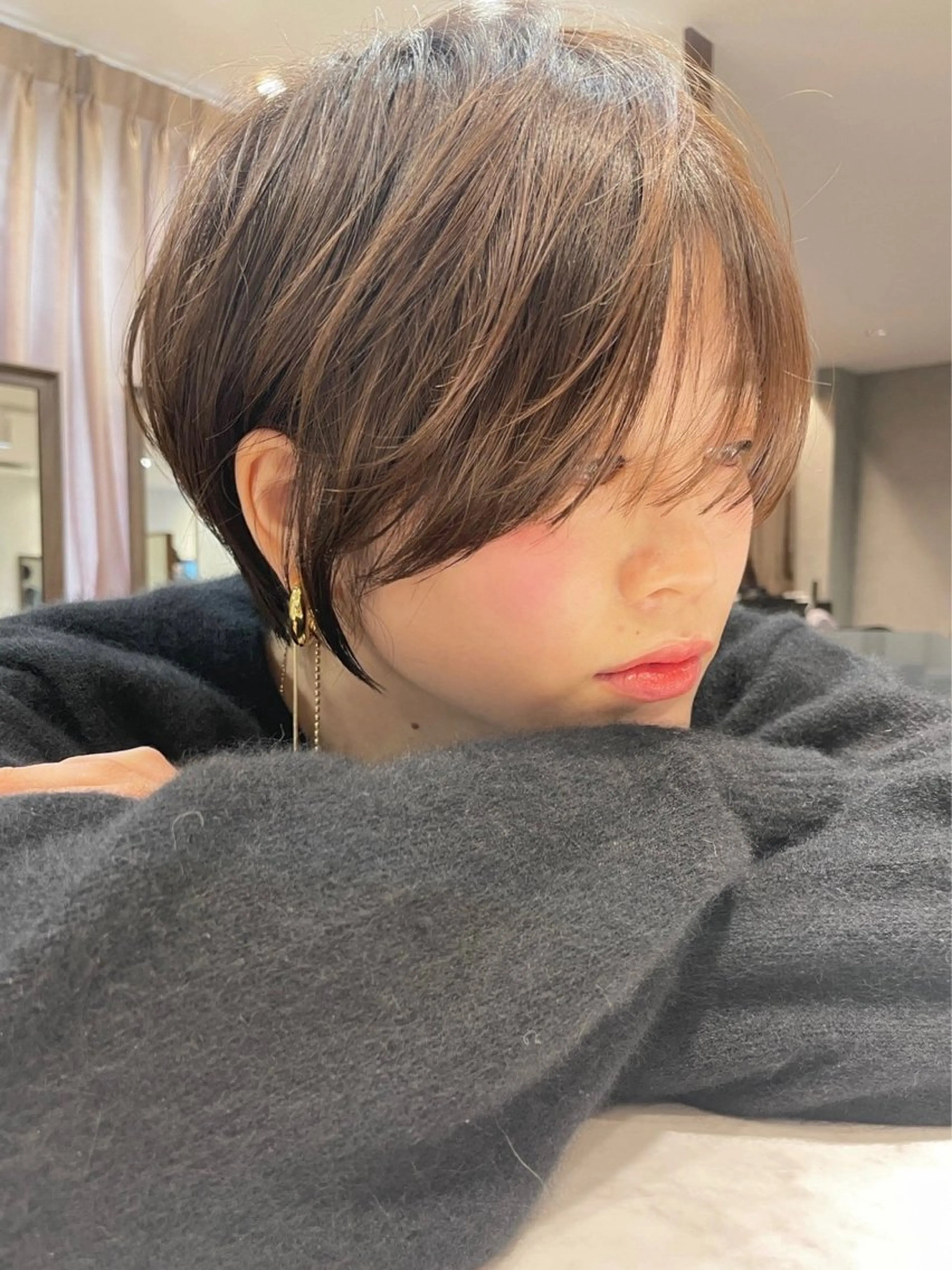 ショート カラー カット ヘアカラー トリートメント ハイトーンヘア れおん🌙のヘアスタイル