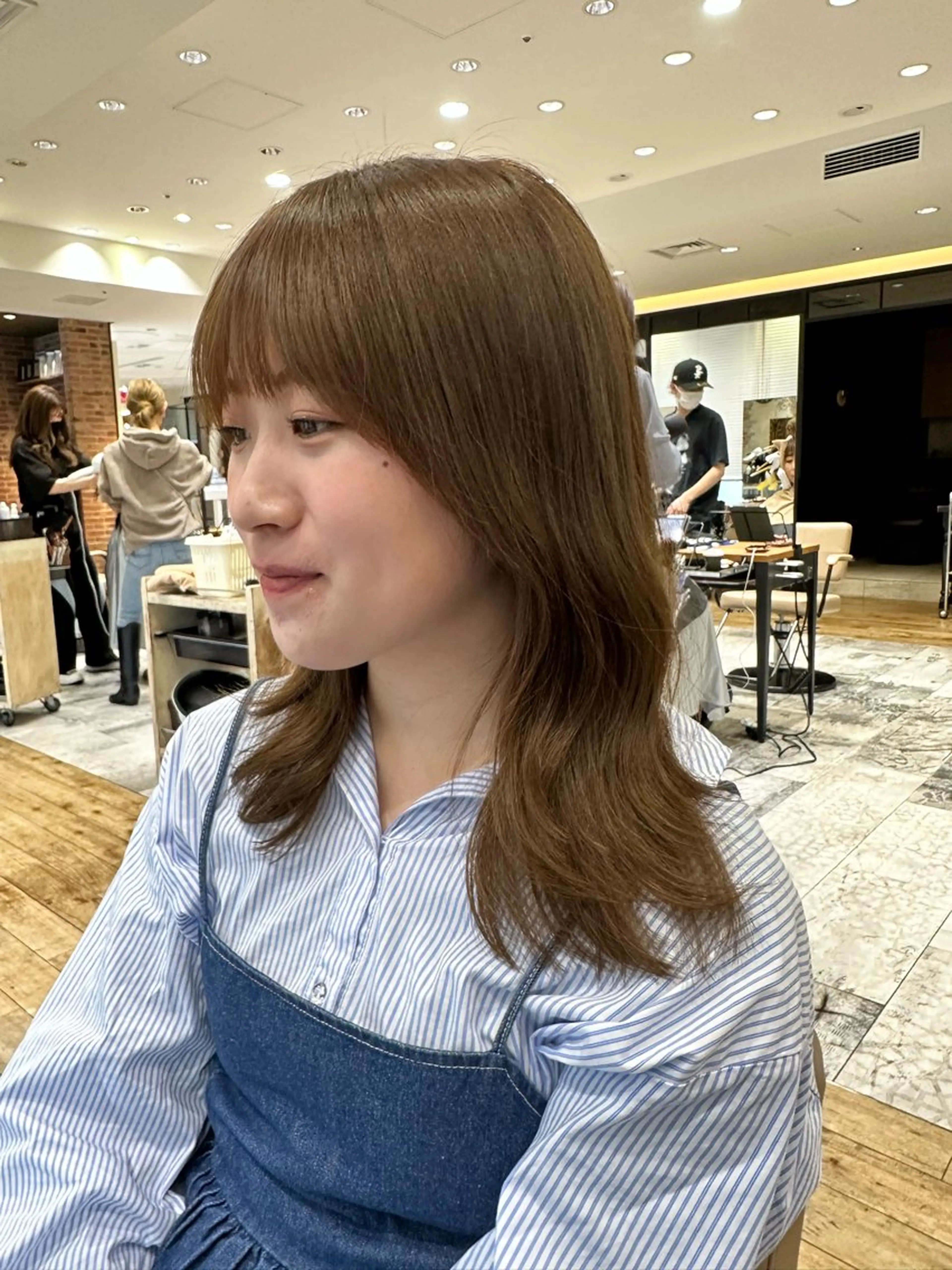 ロング カラー レイヤーカット レイヤー/韓国ヘア/ 艶髪/石戸谷海斗のヘアスタイル