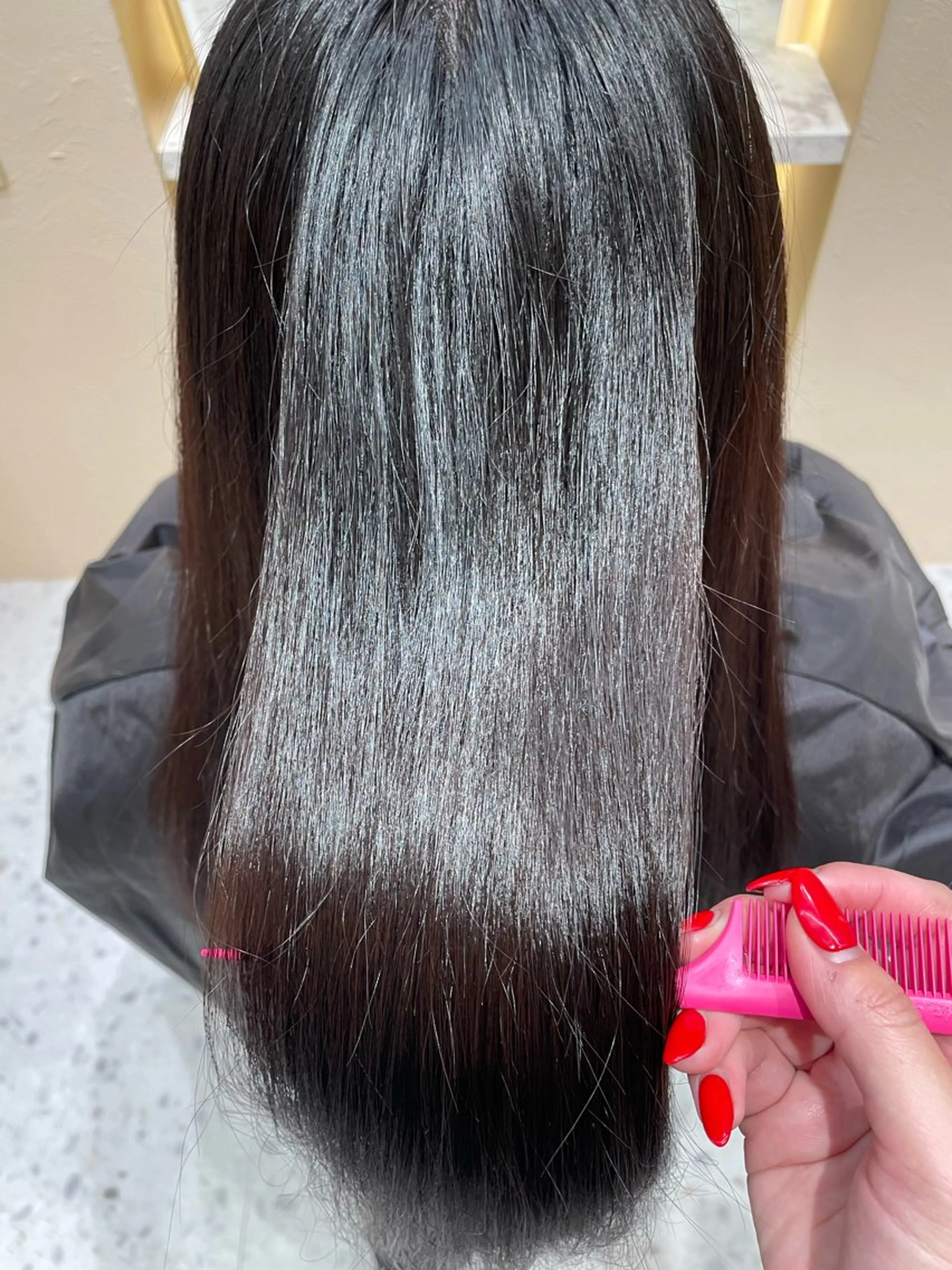 ロング カラー カット ヘアカラー トリートメント 韓国ヘア/髪質改善 /Harunaのヘアスタイル