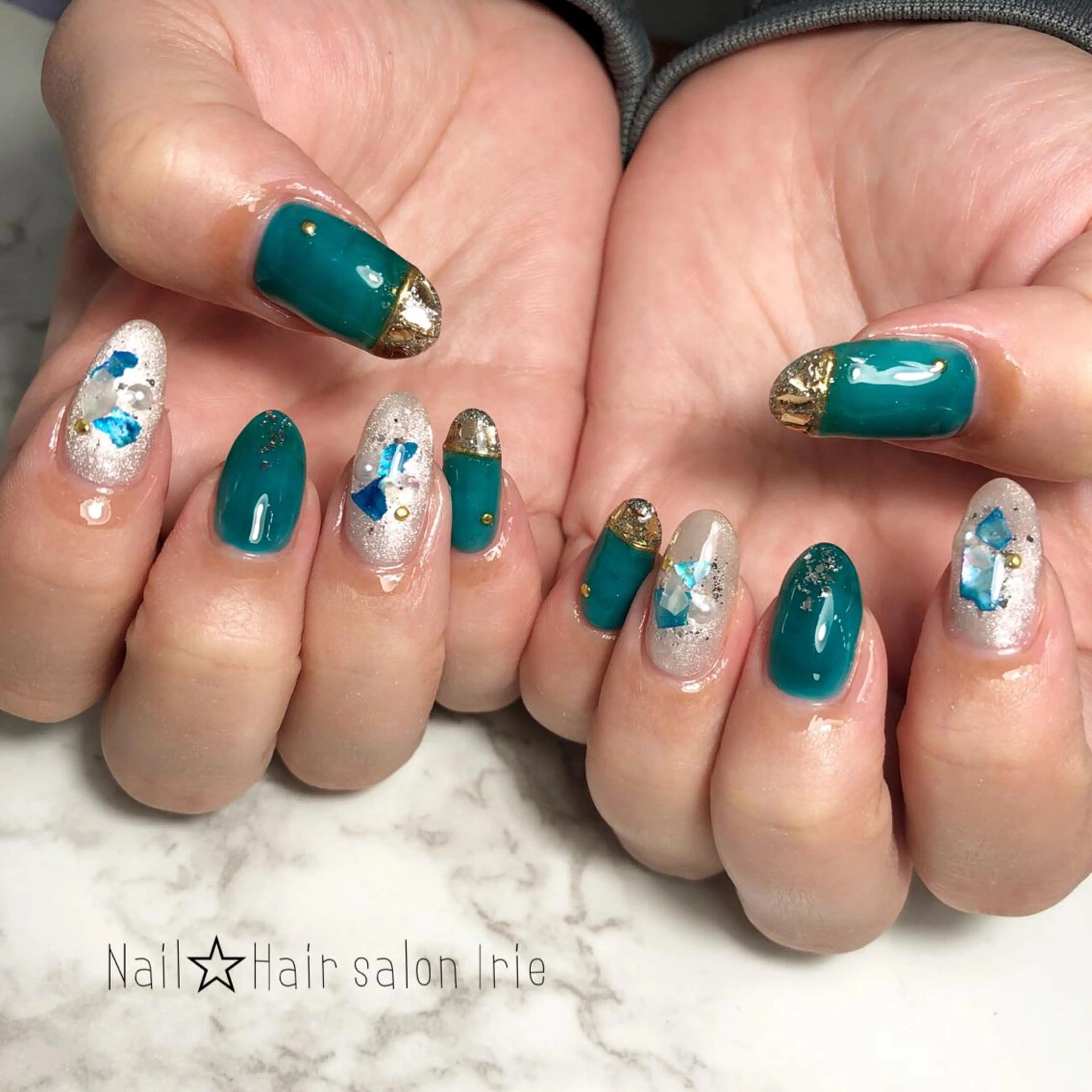 ネイル ハンドネイル Hair salon Irie所属・與儀 知佳のネイルデザイン