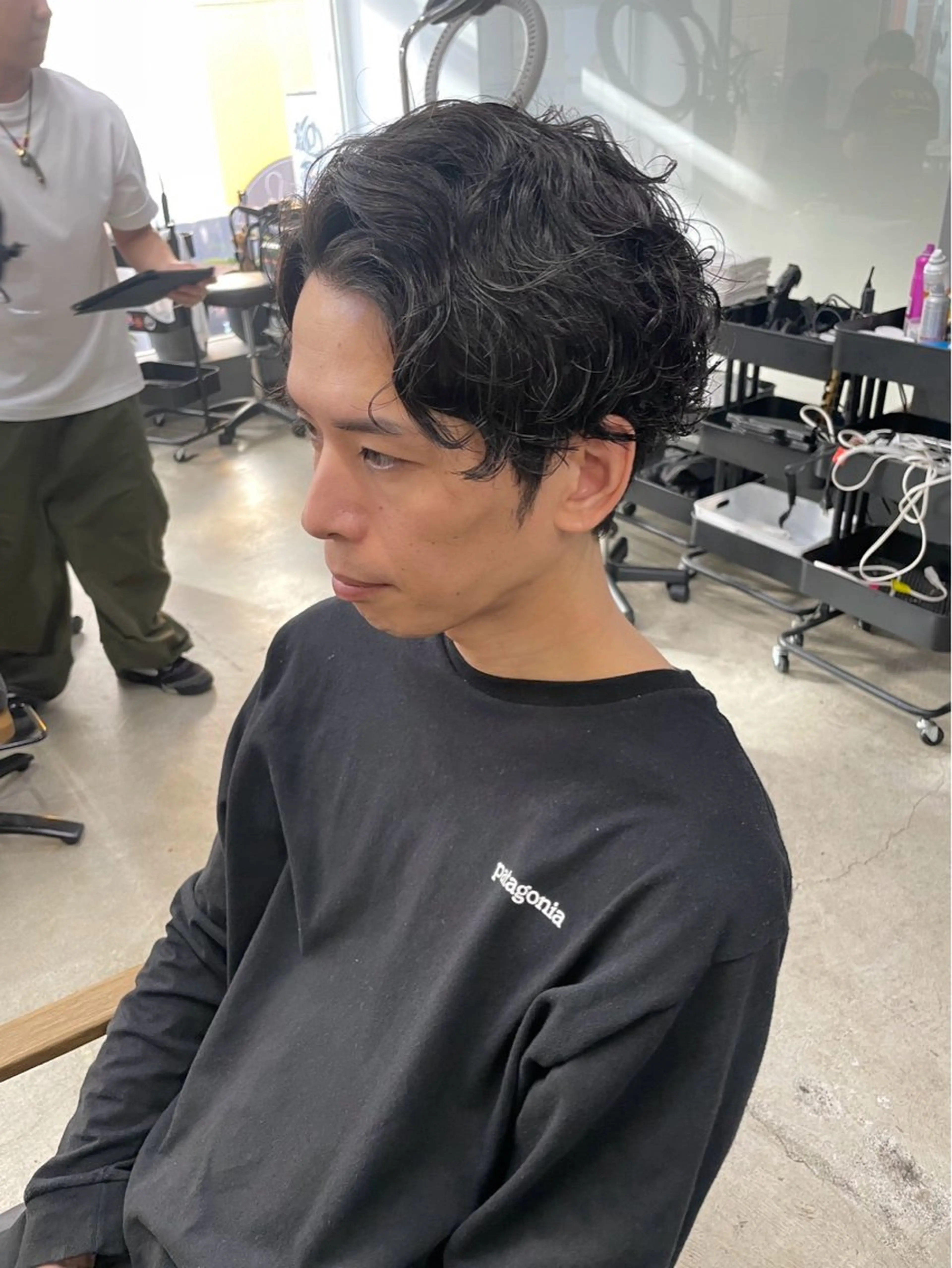 ショート パーマ メンズ専門サロン wokeのヘアスタイル