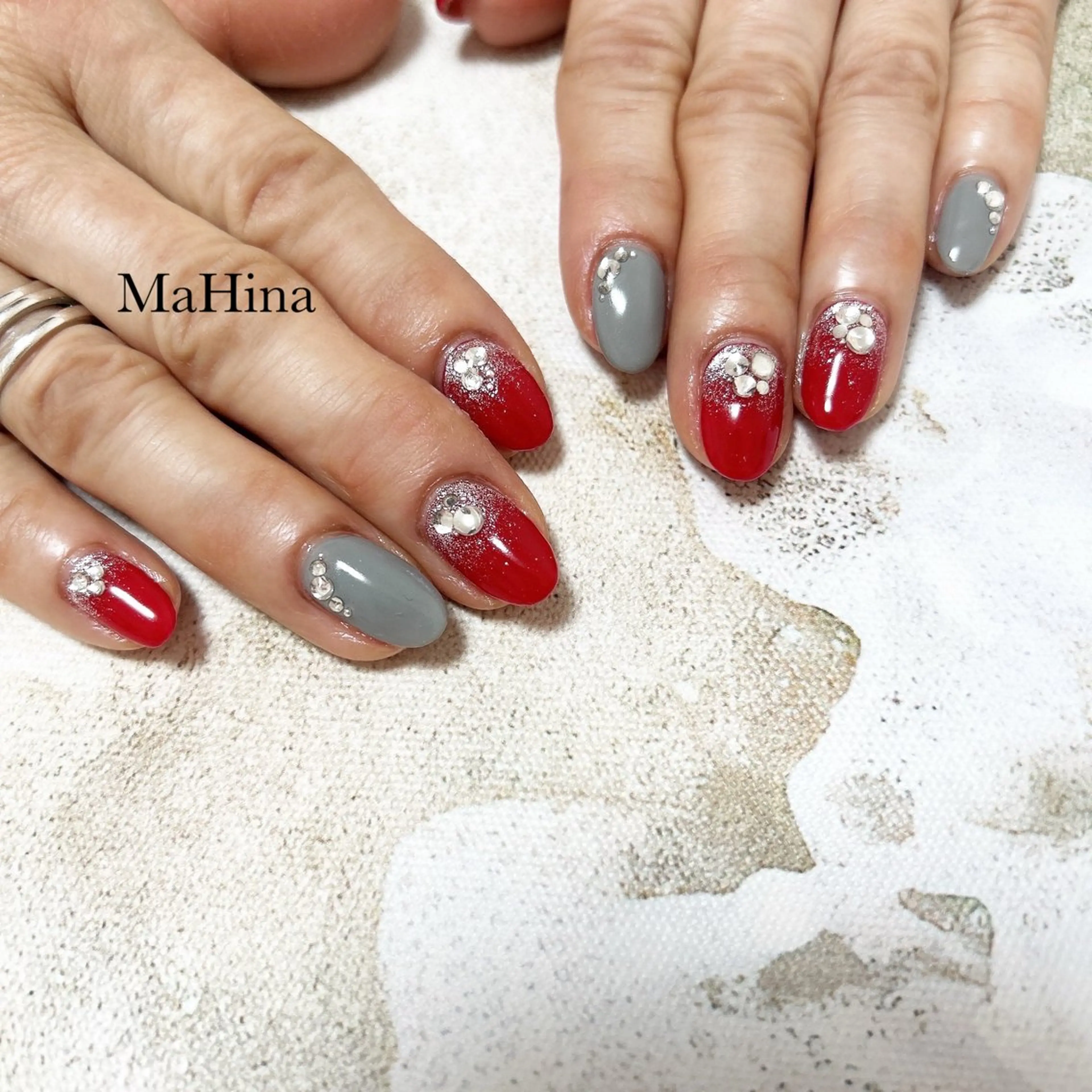 ネイル ジェルネイル キラキラネイル ラメ(グリッター) ラメグラデーション ニュアンスネイル ハンドネイル Healing Salon...MaHina(マヒナ)所属・MaHina🌙 salonのネイルデザイン