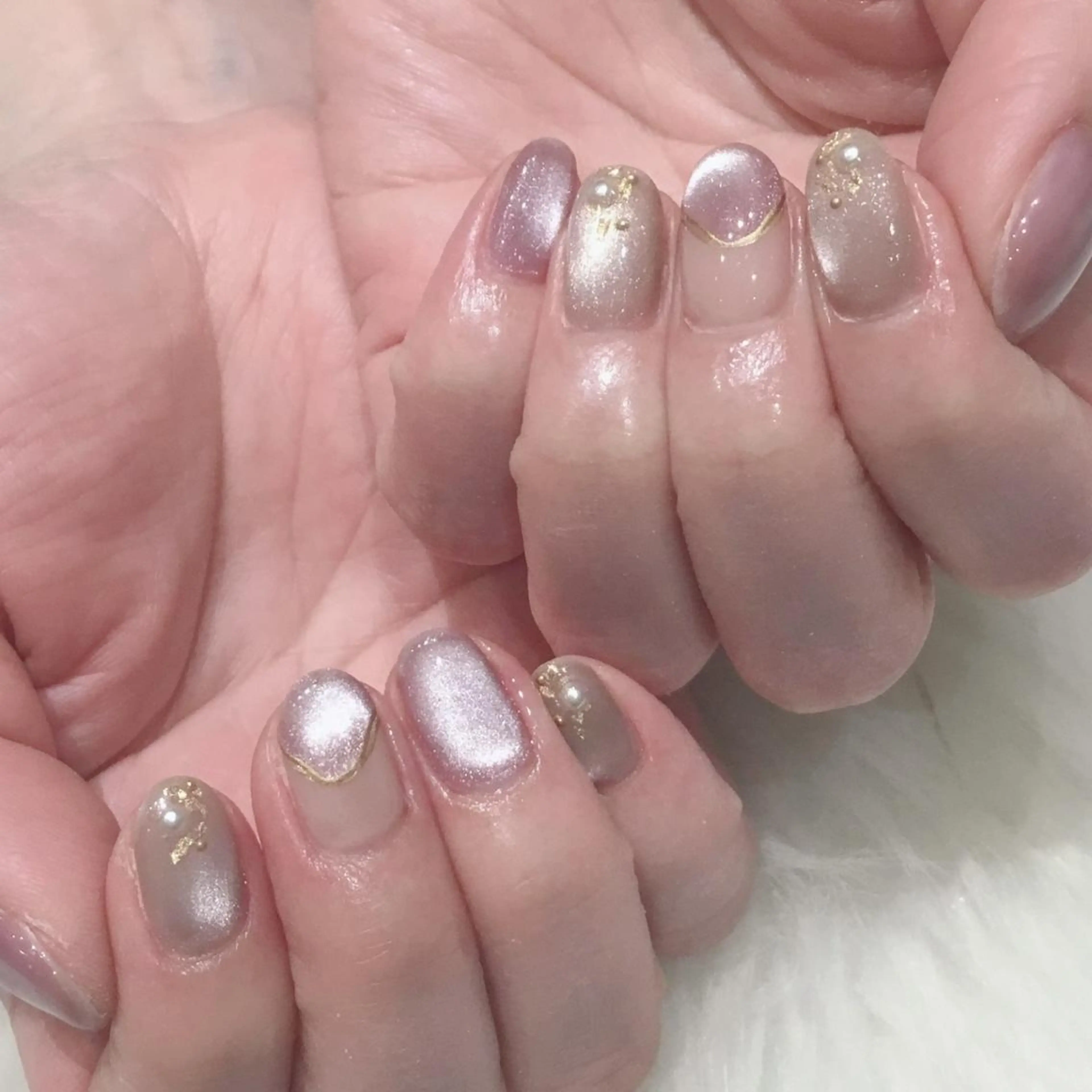 ネイル マグネットネイル ハンドネイル Kanai Harukaのネイルデザイン