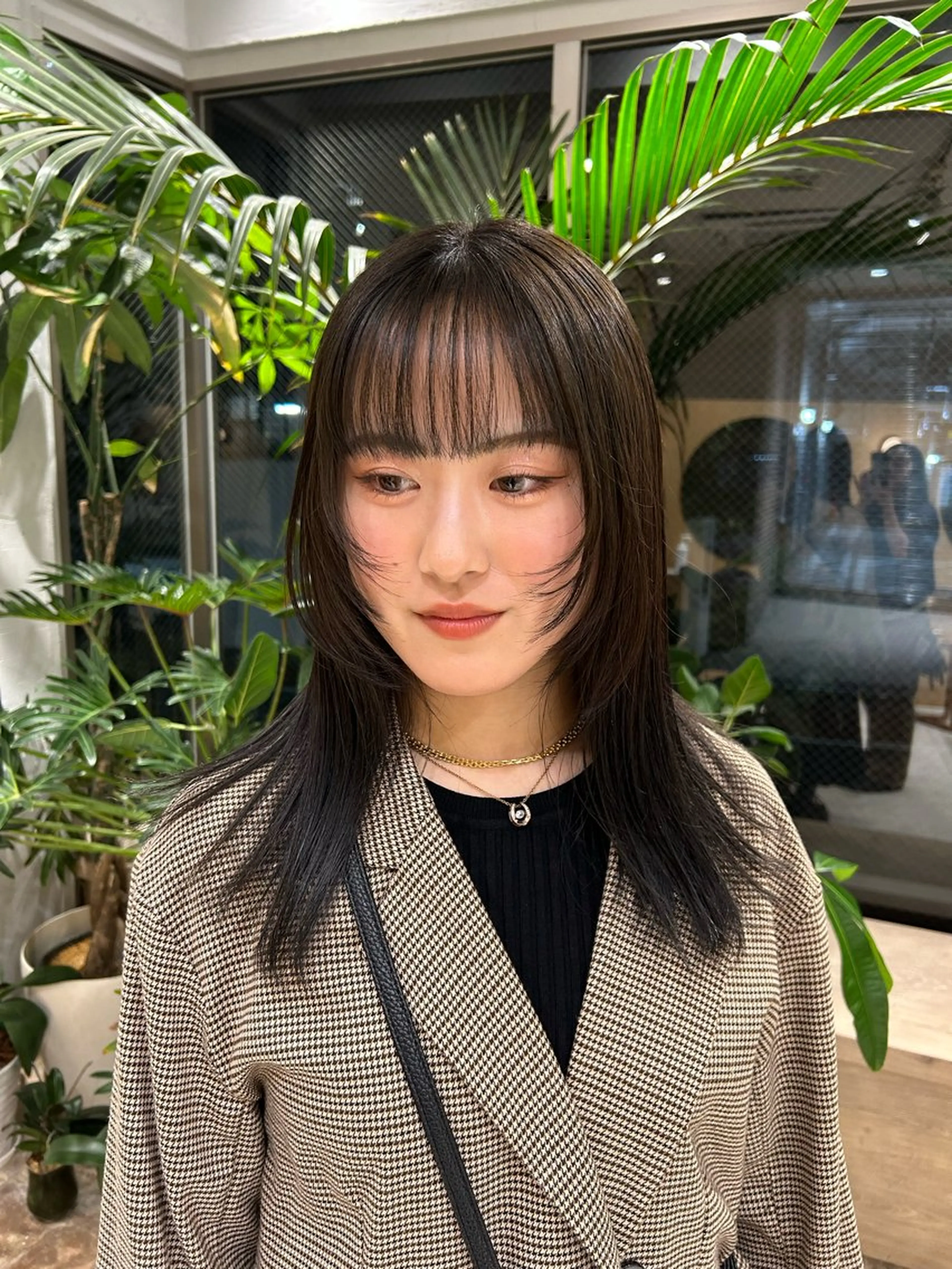 ミディアム カラー 🦖ミニボブ/ボブ /MOEKA🦕のヘアスタイル