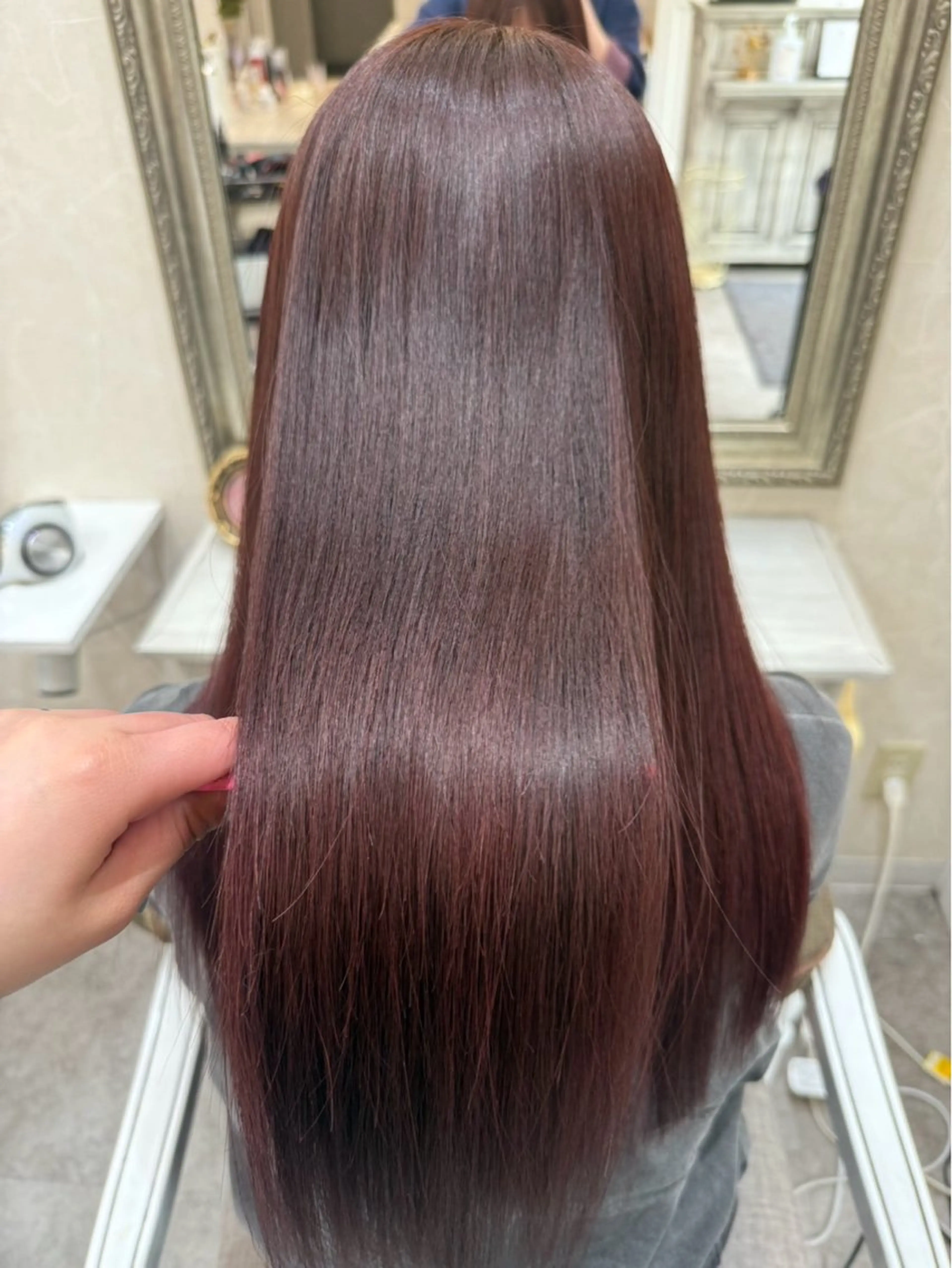 ロング 梶  睦⛄️ カット/カラーのヘアスタイル