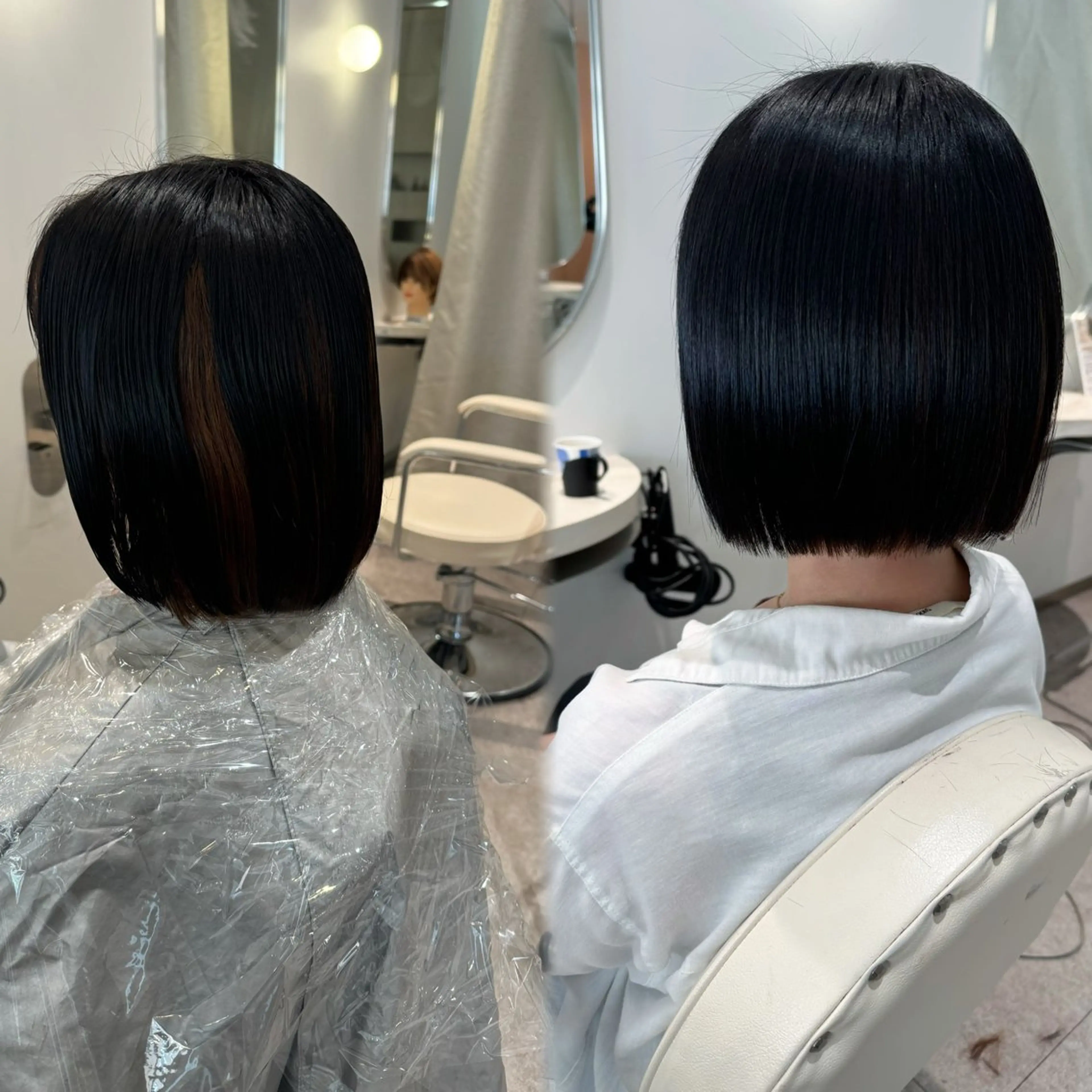 ショート 切りっぱなしボブ ボブ siu 🐺のヘアスタイル