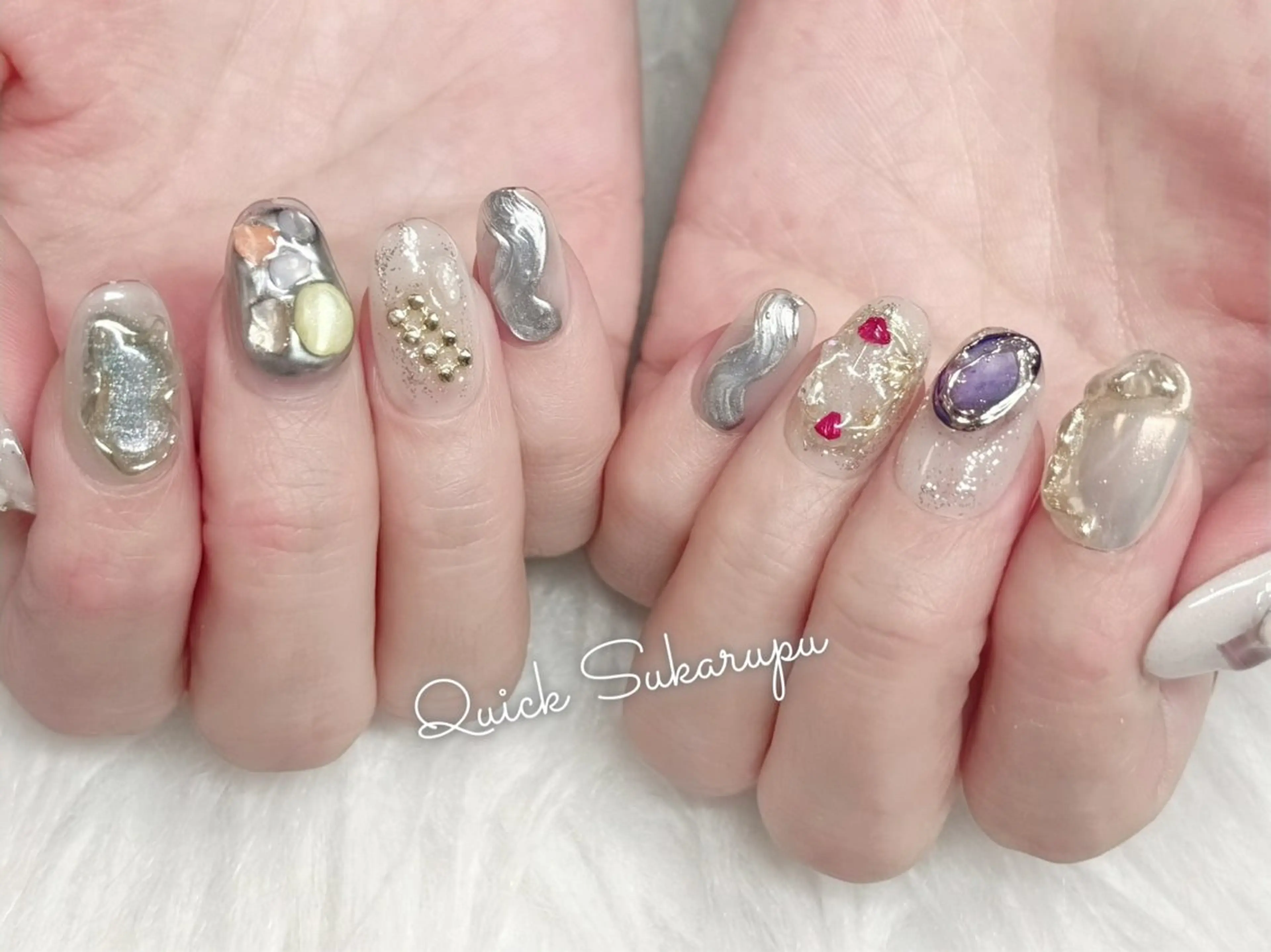 ネイル ハンドネイル Quick Sukarupu 高田馬場店所属・Quick Sukarupuのネイルデザイン