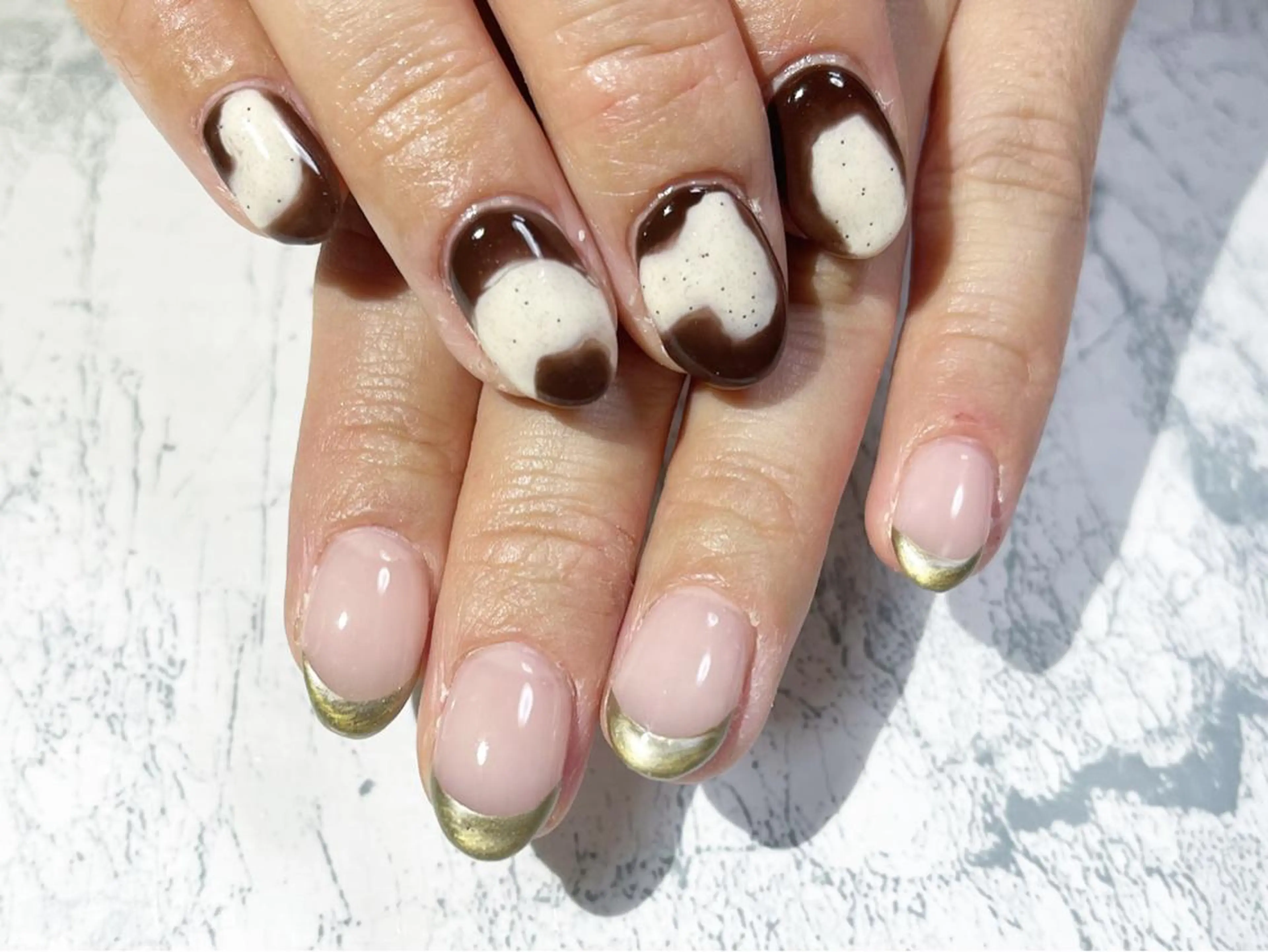 ネイル フットネイル フレンチネイル ニュアンスネイル シンプルネイル 春ネイル ネイル フフラ所属・nail fufla ♡yamane♡のネイルデザイン