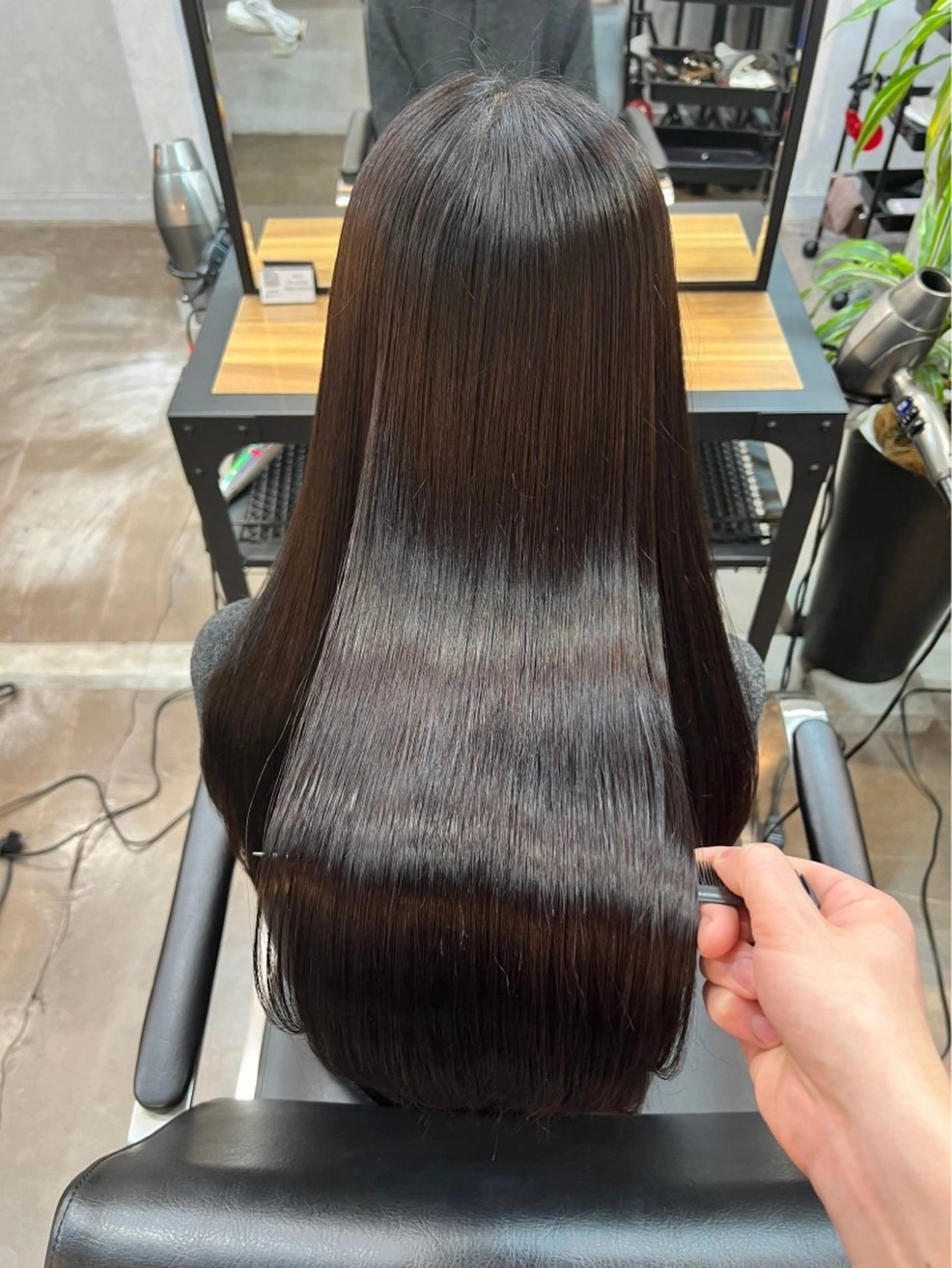 セミロング 髪質改善 韓国風ヘア トリートメント トリートメント ar clip所属・表参道/透明感カラー /髪質改善/駿太のヘアスタイル