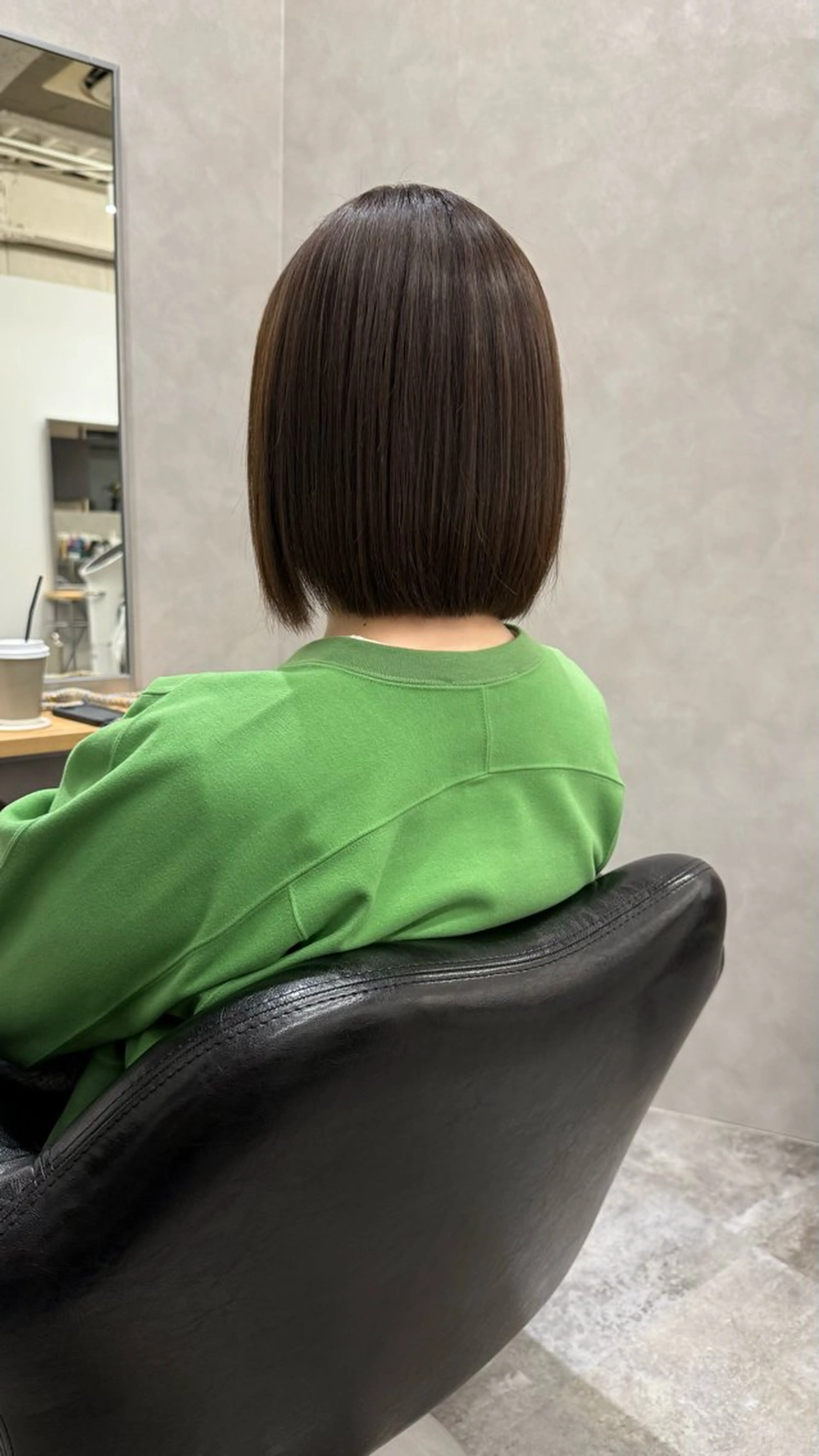 ショート 縮毛矯正 トリートメント 白髪ぼかし 👒堀江・ヨンスクのヘアスタイル