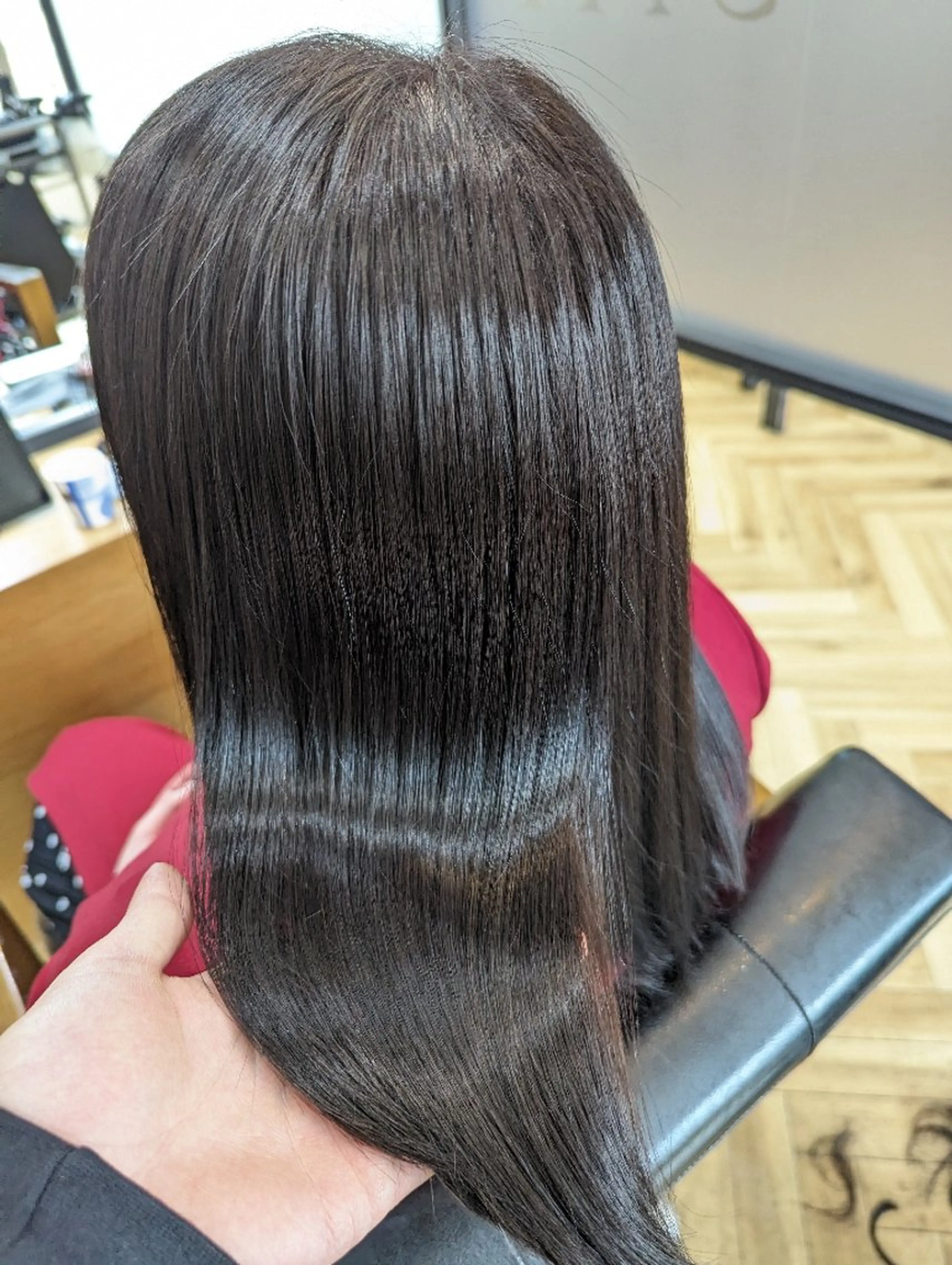 ミディアム くせ毛 ✨METEO導入店✨ 髪質改善×縮毛矯正のヘアスタイル