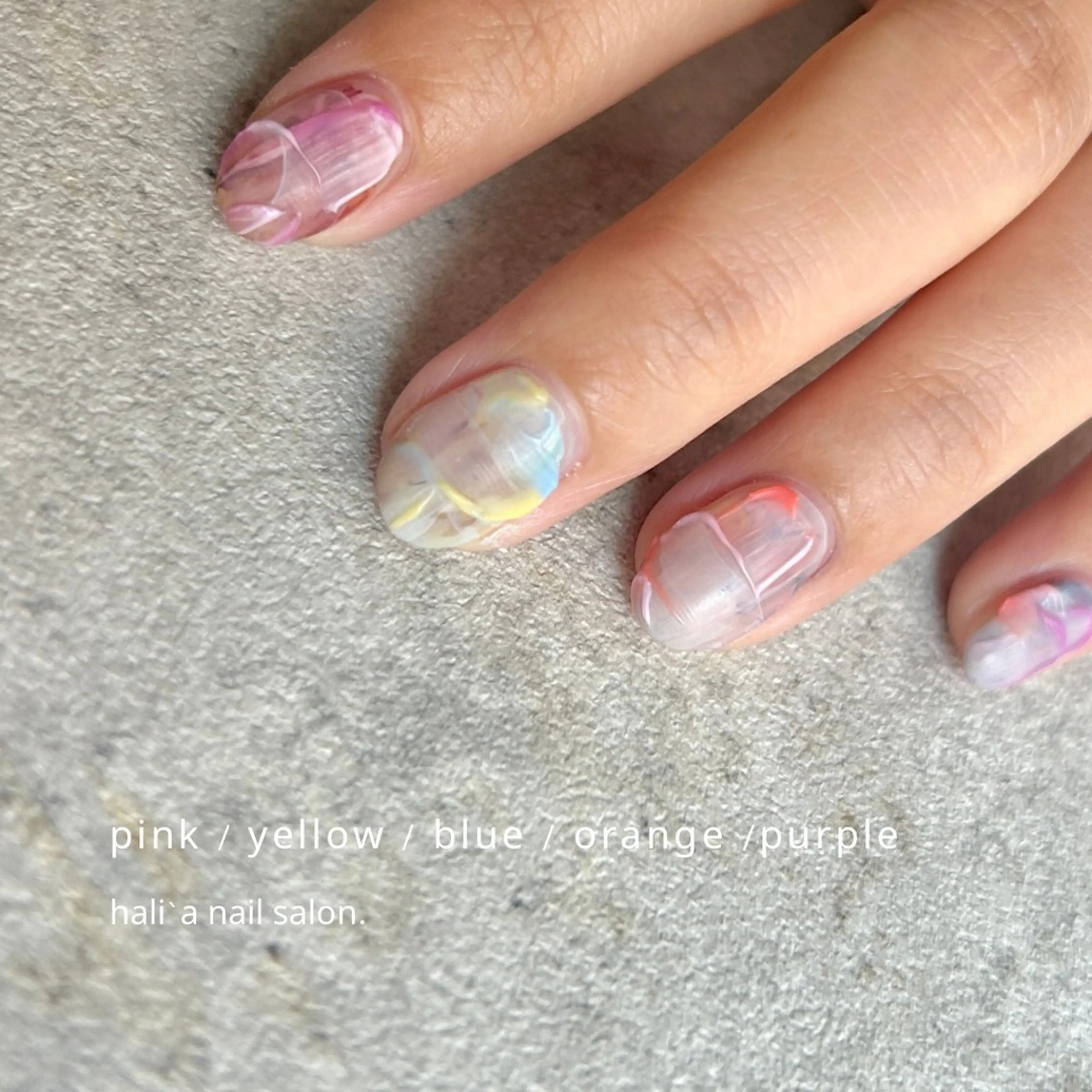 ネイル ハンドネイル hali’a nailのネイルデザイン