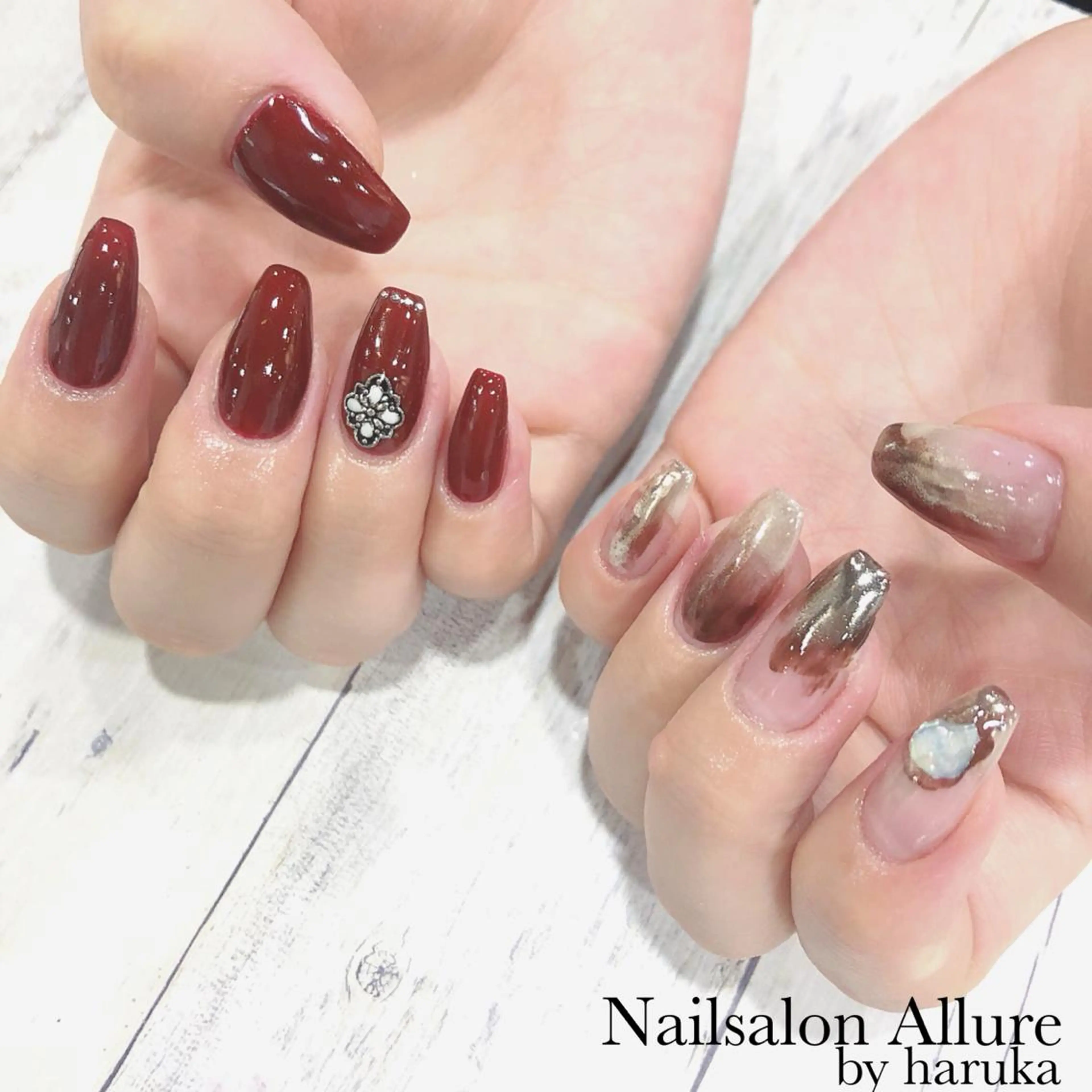 ネイル ニュアンスネイル Allure小山店 高橋陽香のネイルデザイン