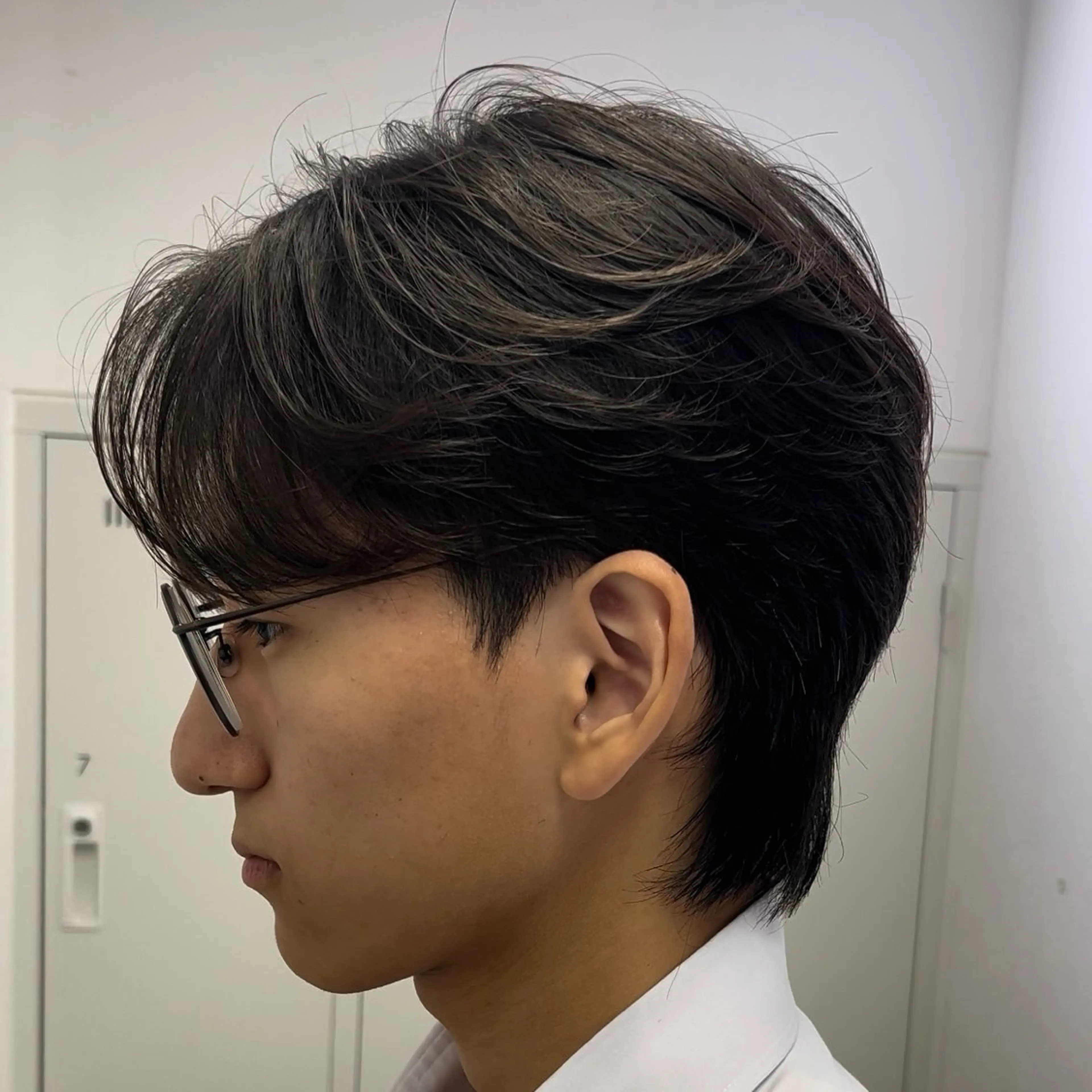 ミディアム パーマ メンズ カット パーマ ♠️メンズ特化／ 社 由樹♠️のヘアスタイル