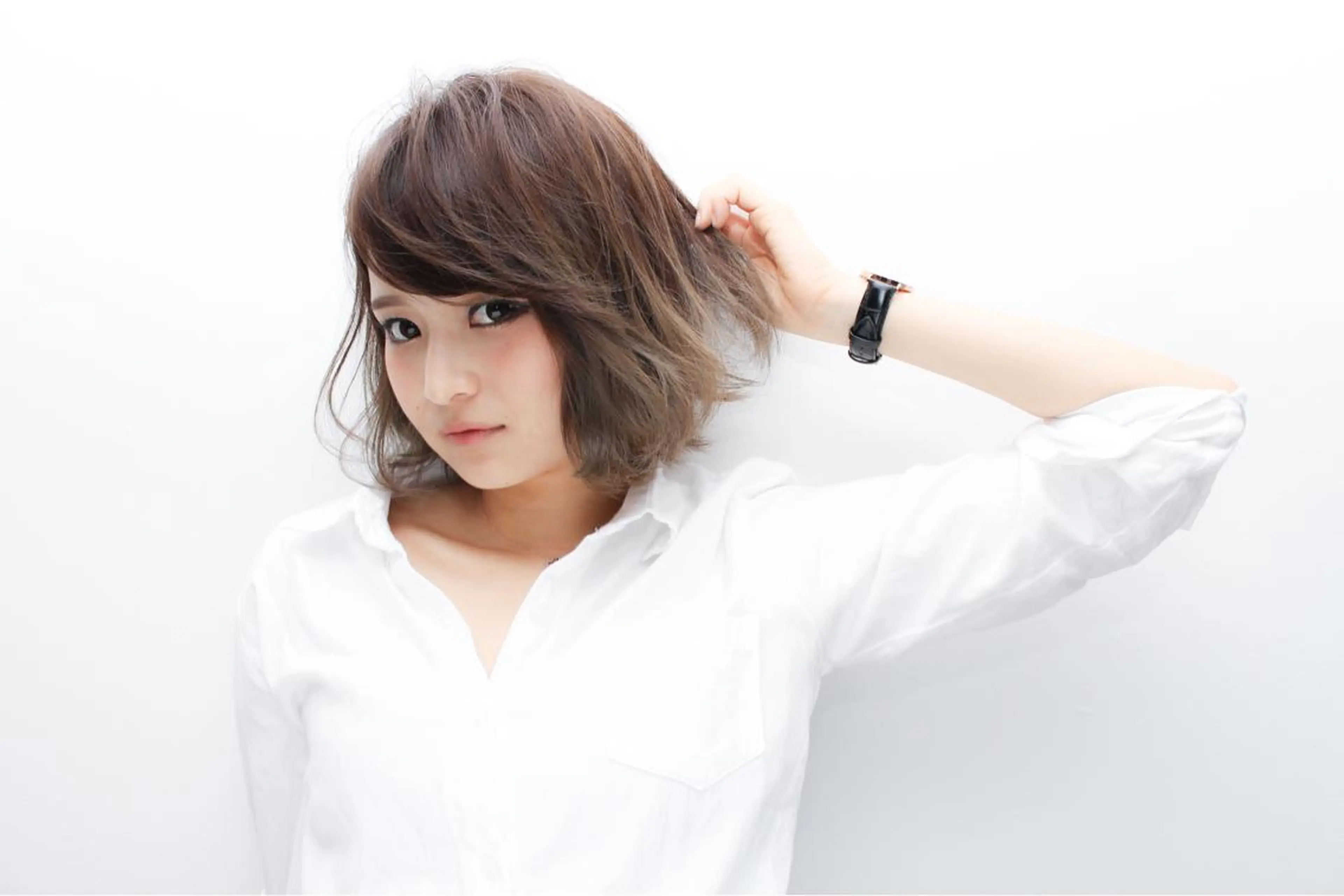 ショート アッシュ カット ヘアカラー トリートメント HAIRsalon BONDS所属・山本 佳裕のヘアスタイル