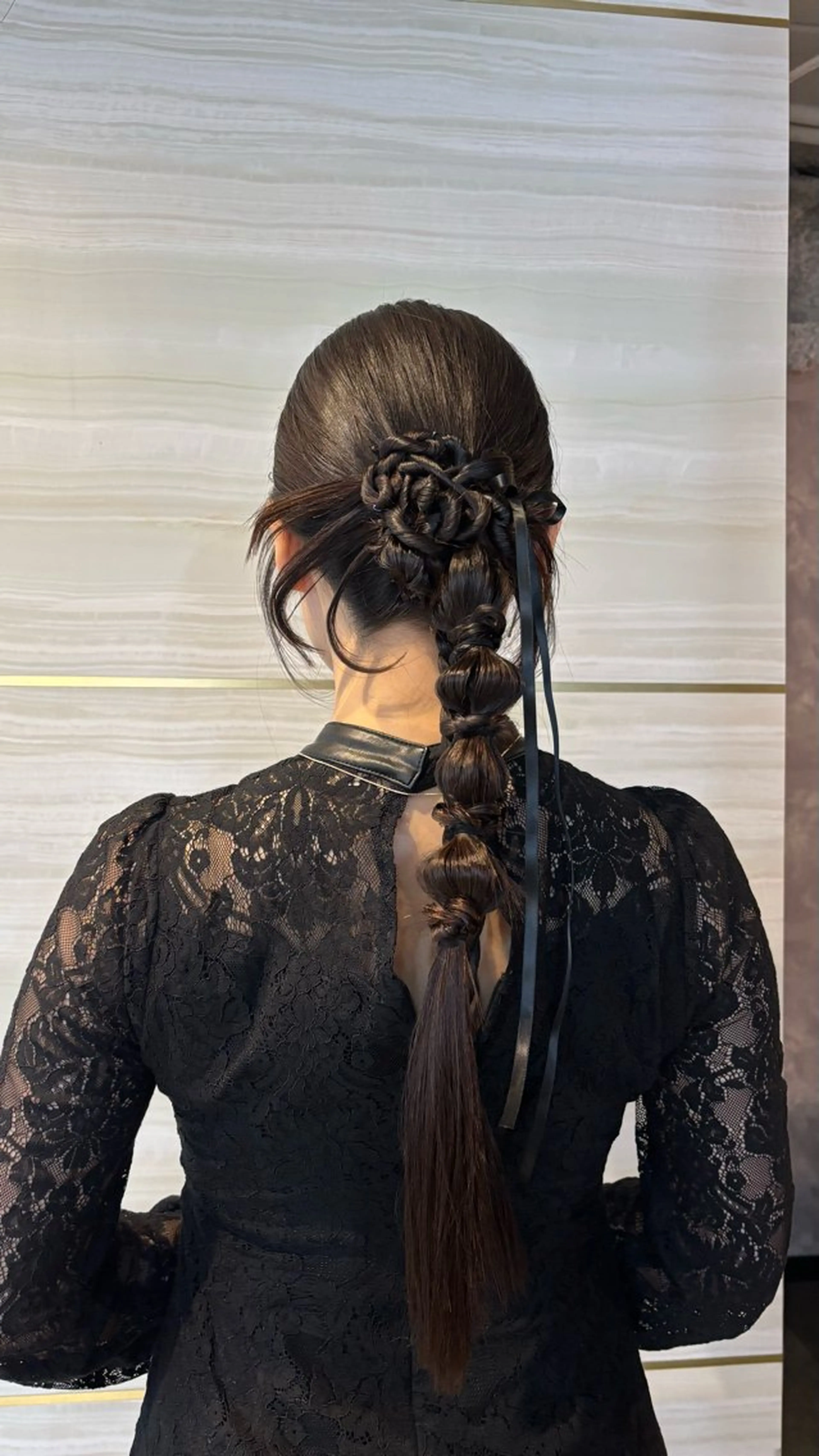 ロング ヘアアレンジ elu あやね‎🤍🫧のヘアスタイル