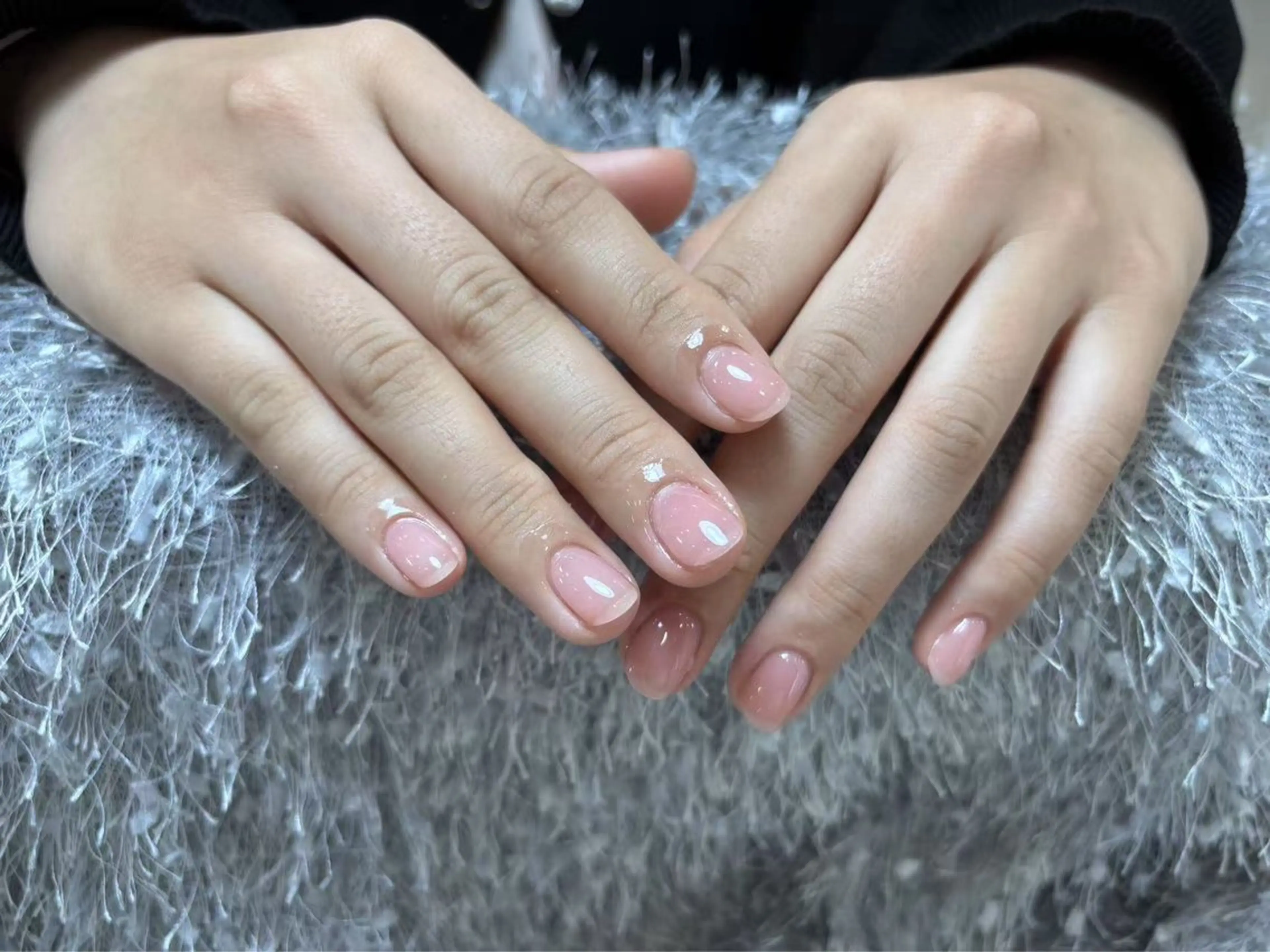 ネイル チークネイル 長さ出し フットネイル フレンチネイル ジェルネイル ハンドネイル Enny lovelyのネイルデザイン