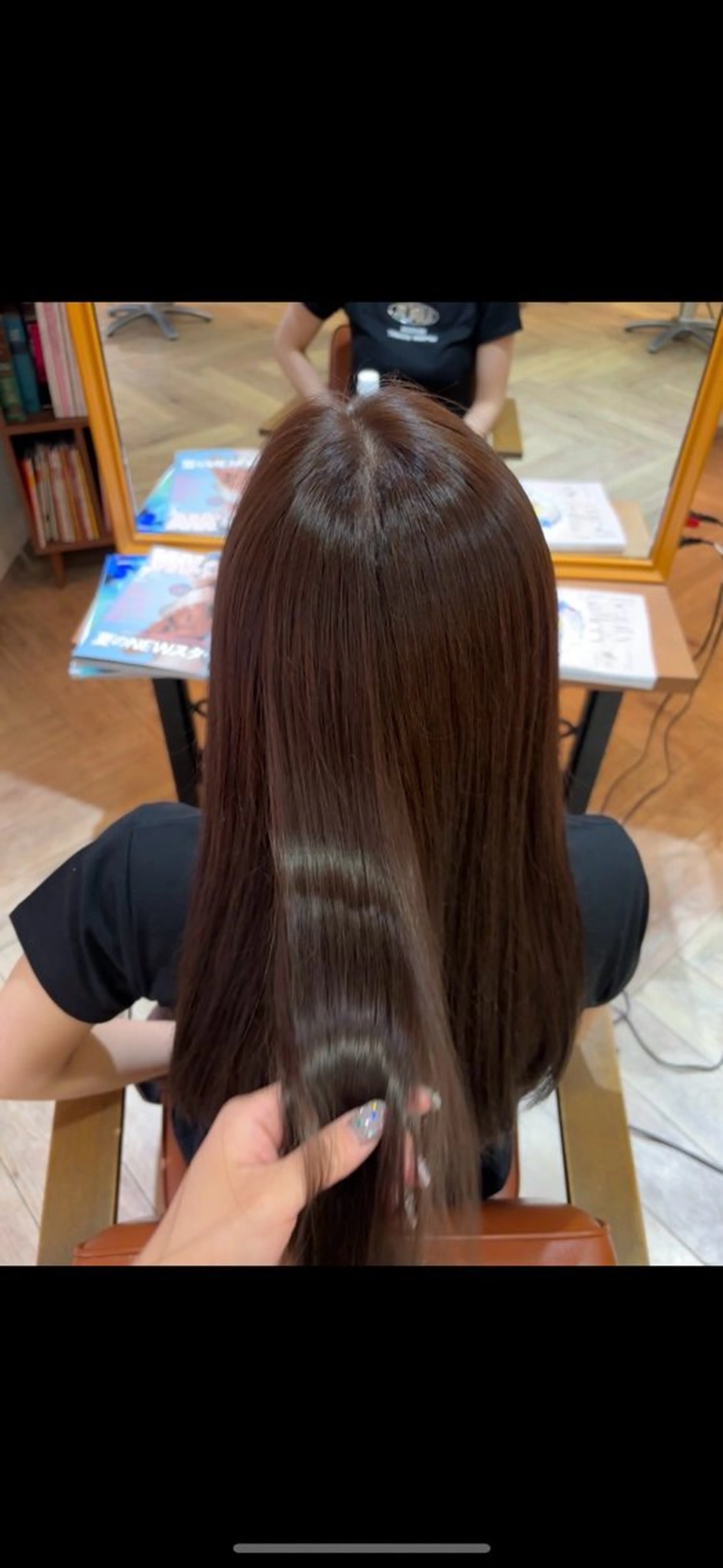 【ロング】カラー➕トリートメントの写真