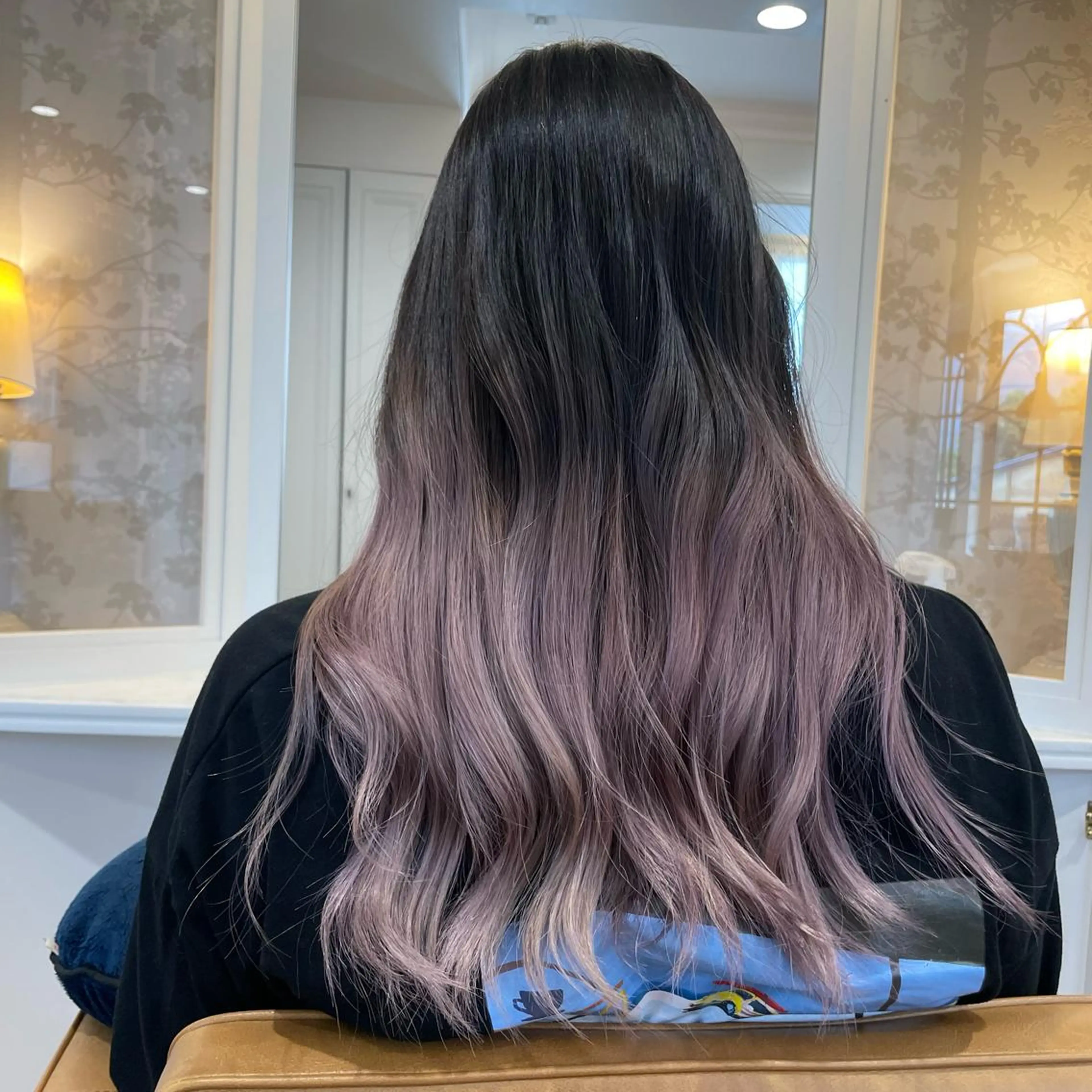 セミロング ヘアカラー トリートメント ブリーチ毛矯正.髪質 改善.髪にドラマをのヘアスタイル