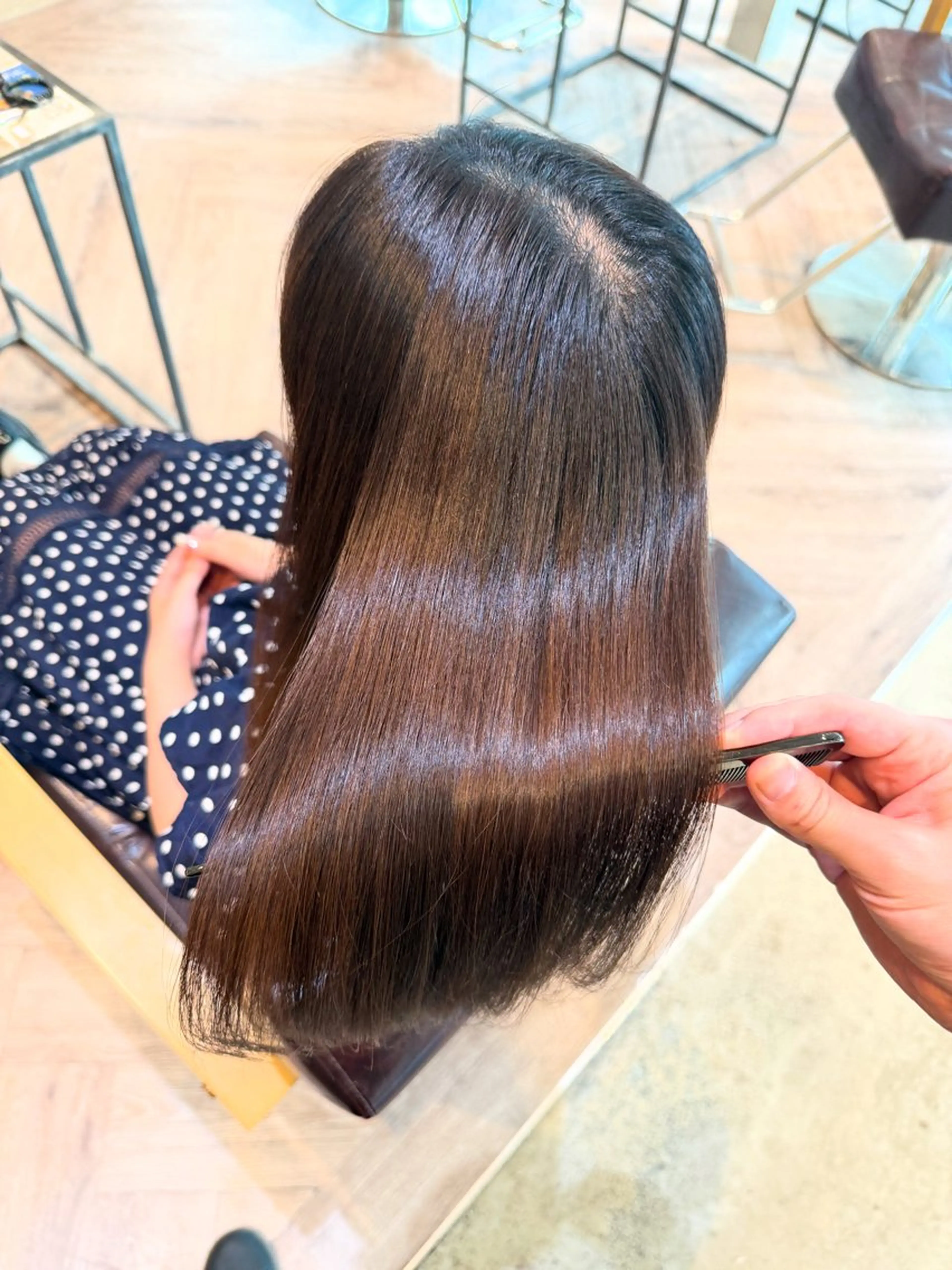 ミディアム 濱田 光希のヘアスタイル