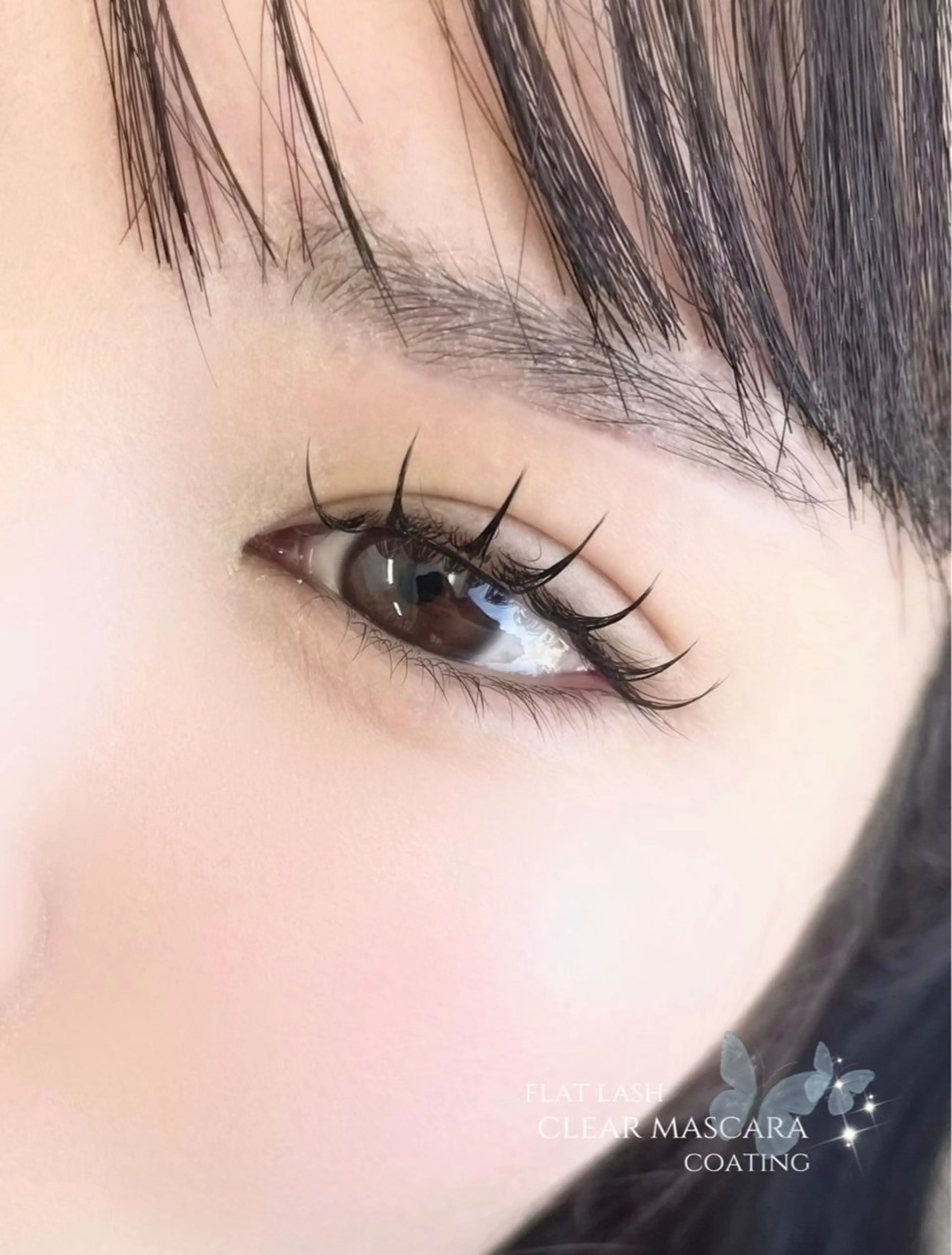 マツエク・マツパ 束感まつ毛 フラットラッシュ マツエク 佐藤 実優のマツエク・マツパデザイン