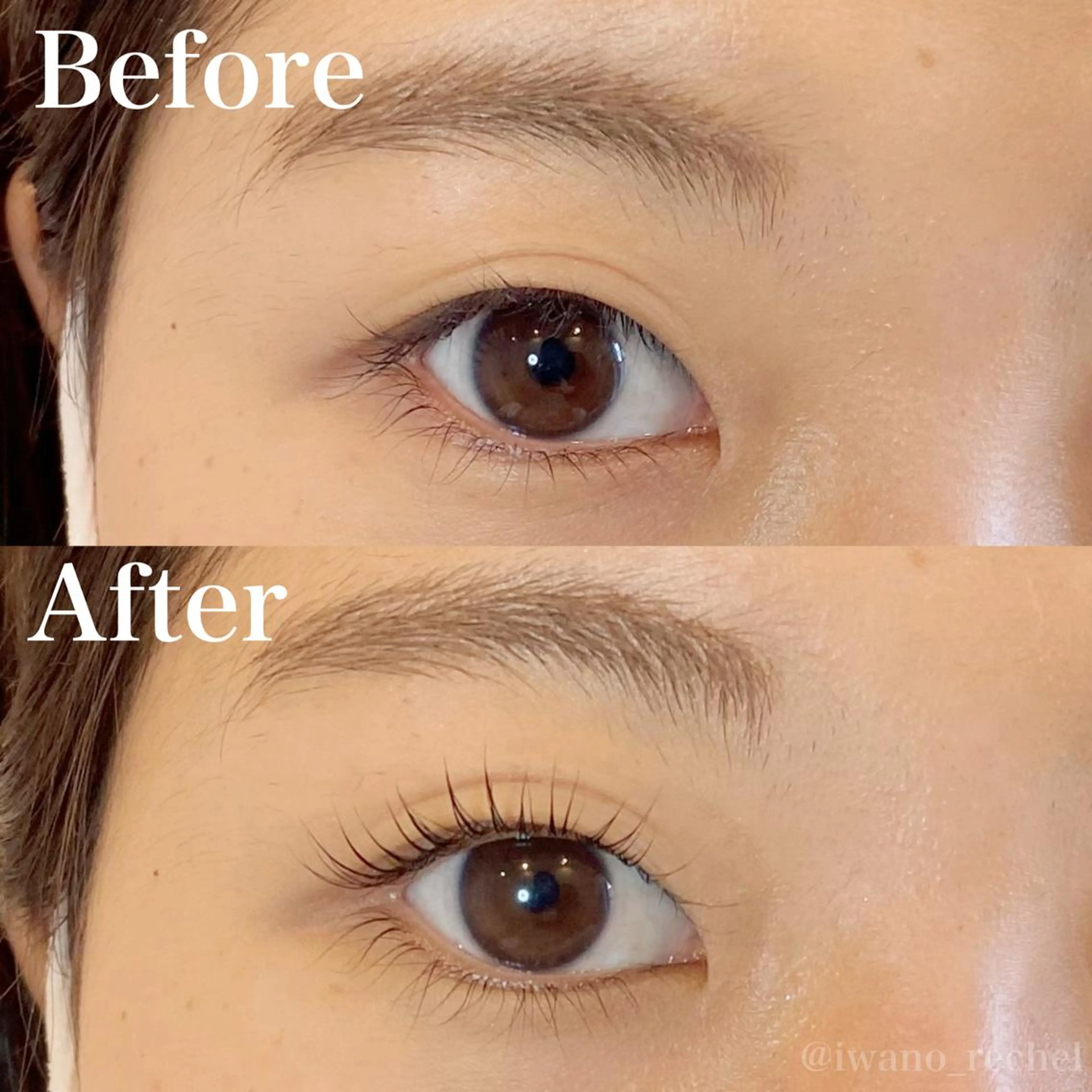 マツエク・マツパ 一重×まつ毛パーマ ジャパンアイリストカレッジ天王寺校所属・岩野 夢加のマツエク・マツパデザイン