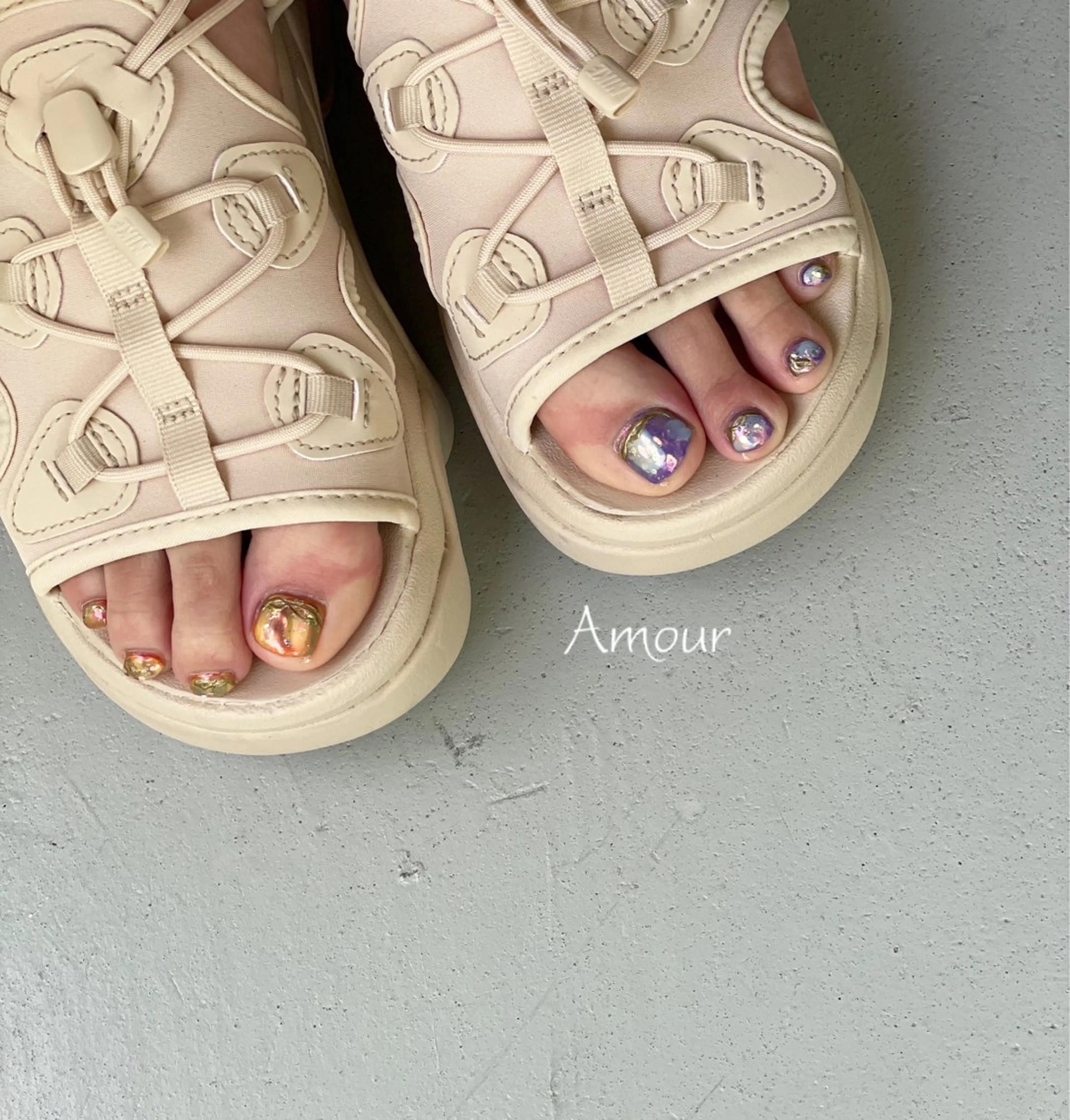 ネイル フットネイル ハンドネイル Nail Salon Amourのネイルデザイン