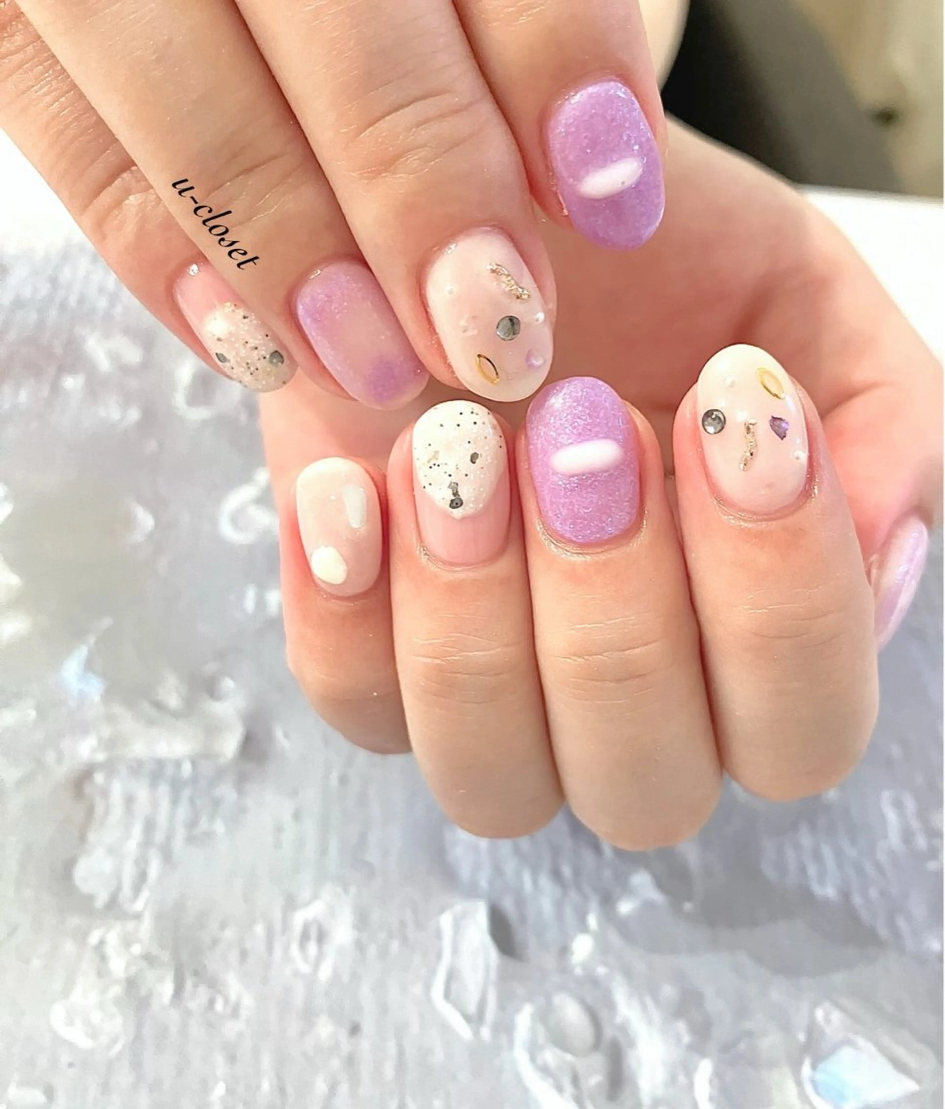ネイル ハンドネイル u closetのネイルデザイン