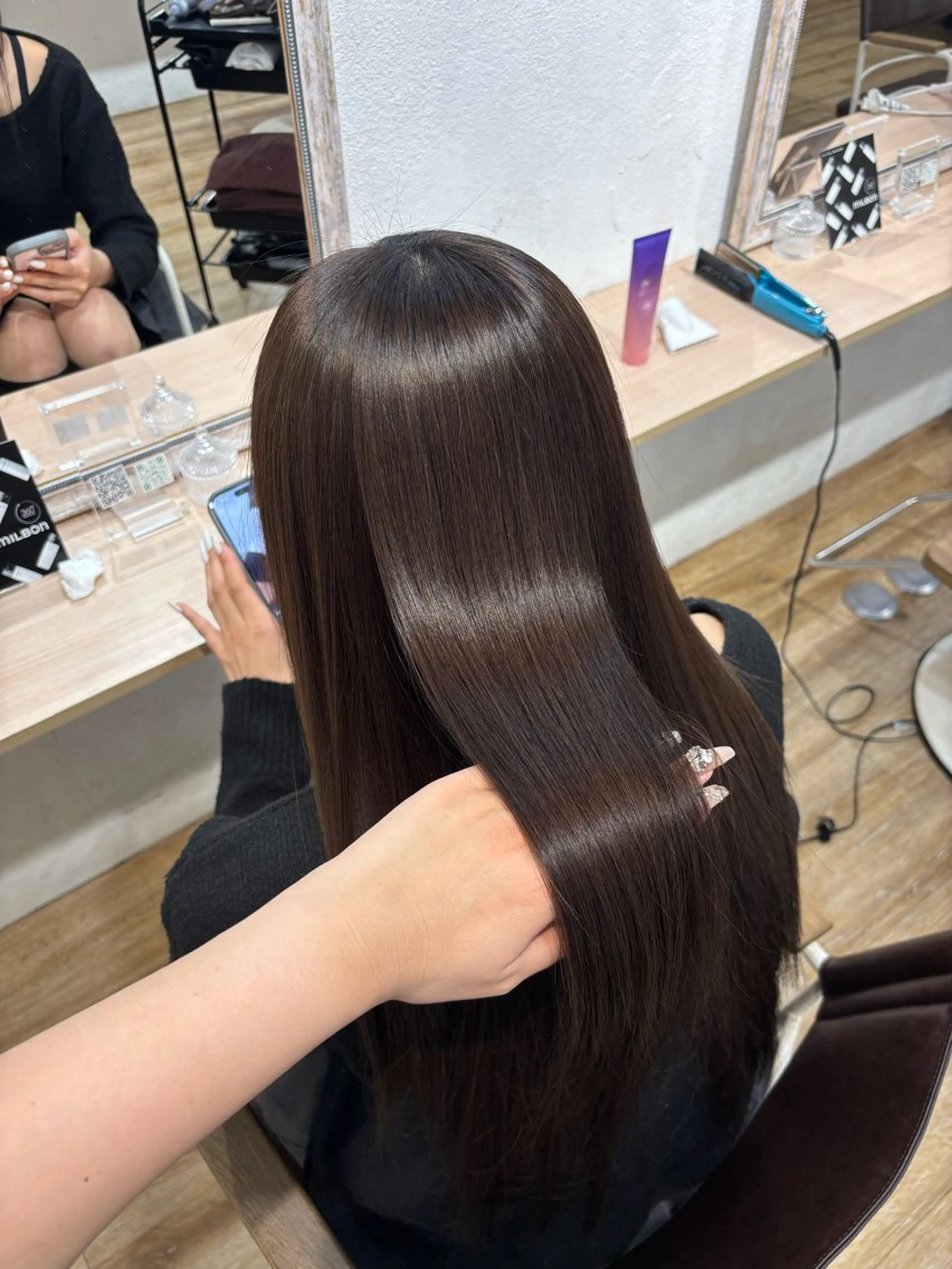 ロング カラー カット ヘアカラー トリートメント ️❤️透明感カラー Yūka❤️のヘアスタイル