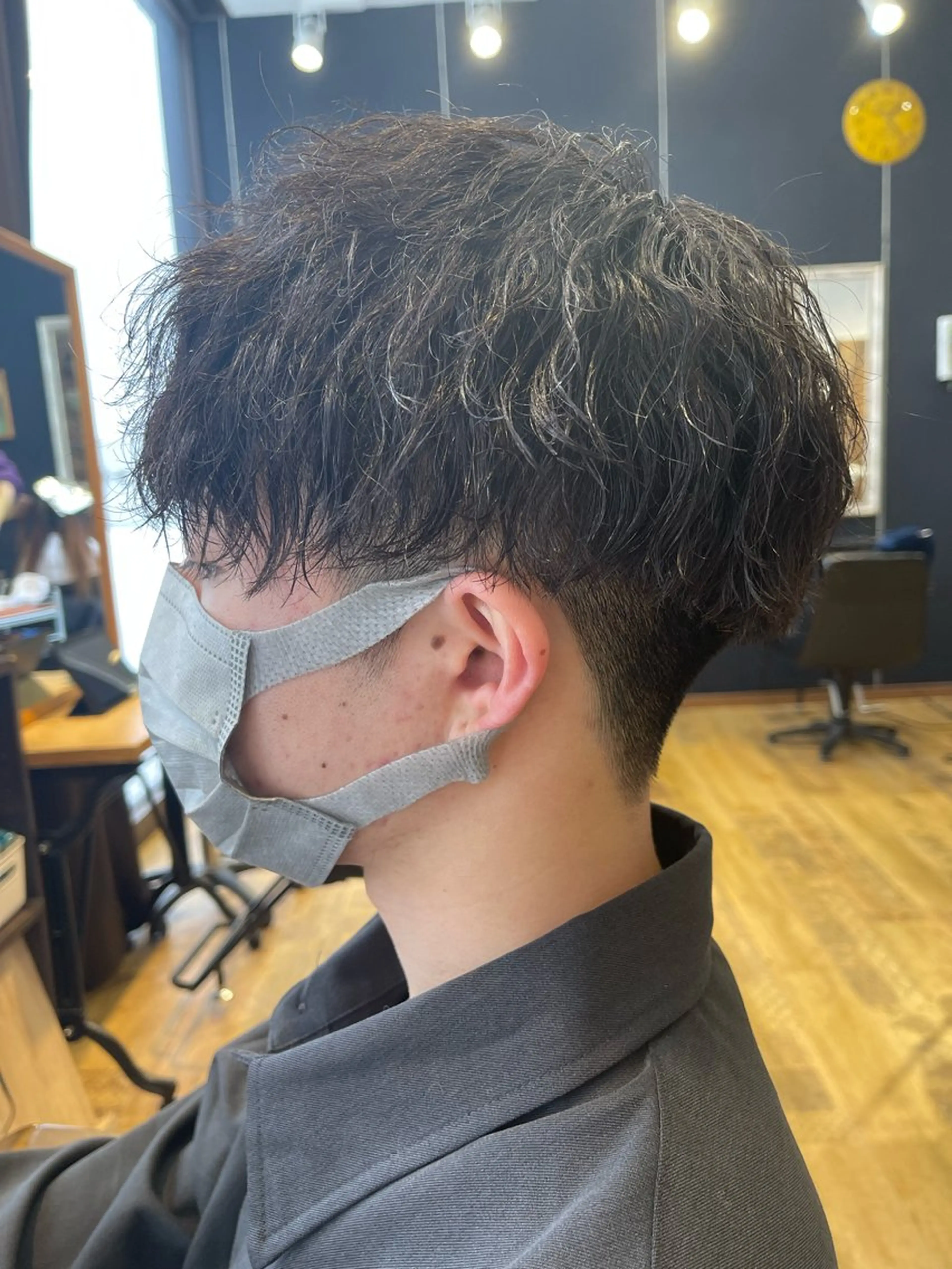 パーマ メンズ 波巻きパーマ LEADbyLAGOON所属・折本 遥希のヘアスタイル