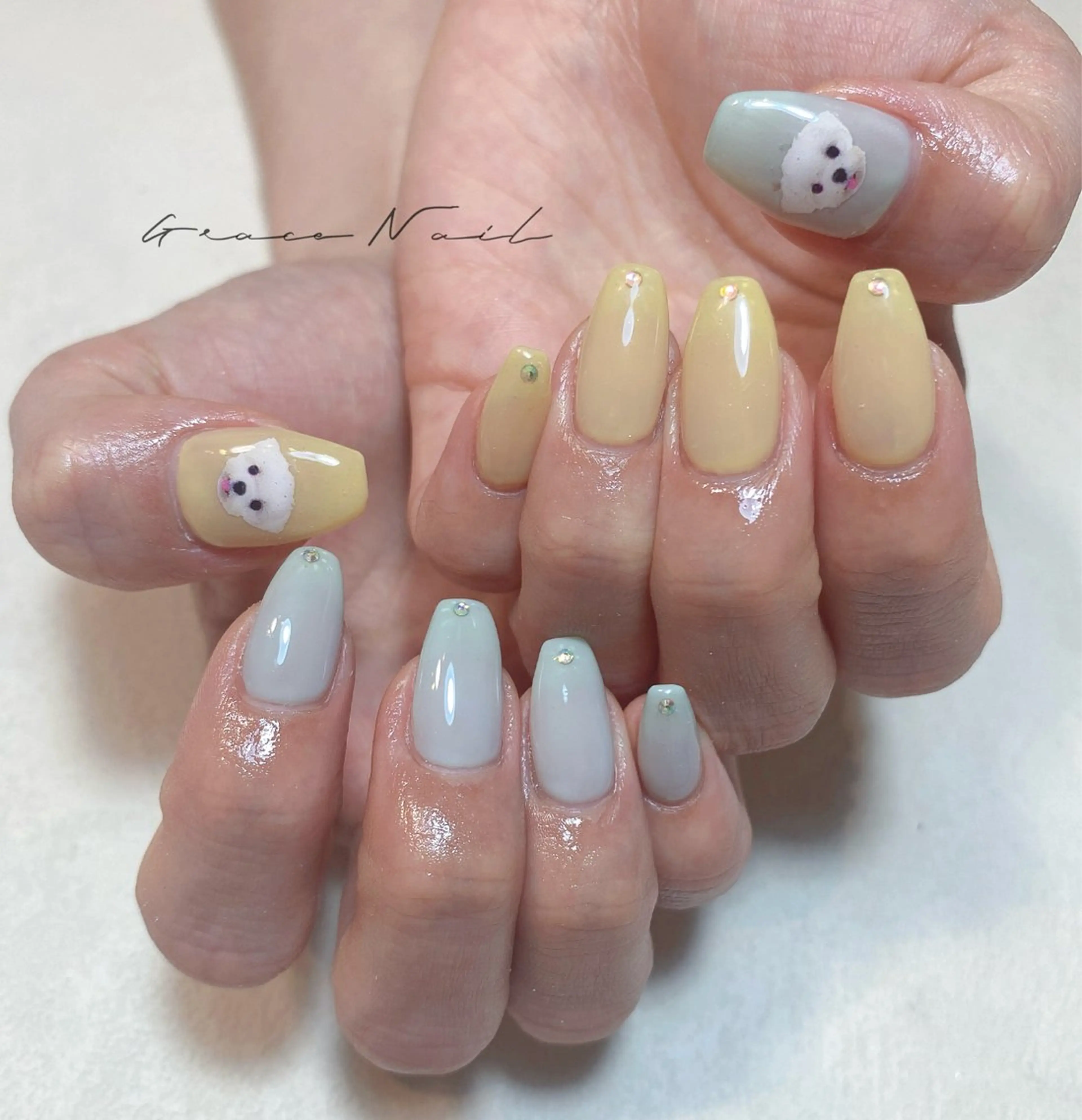 ネイル ハンドネイル ☆*｡Grace Nail｡*☆のネイルデザイン