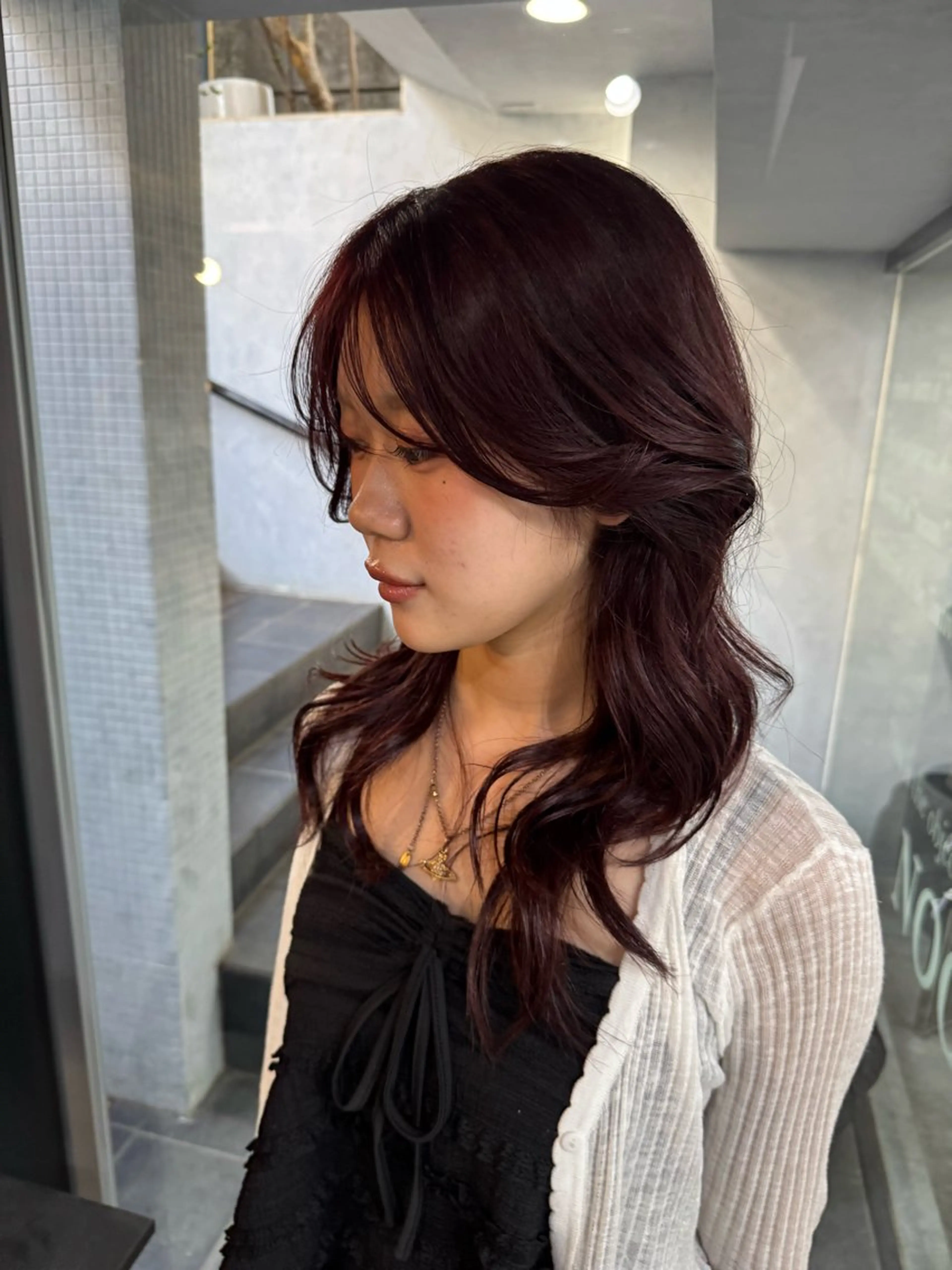 ミディアム カラー あなたのお悩み改善" You"💚❤️💛のヘアスタイル